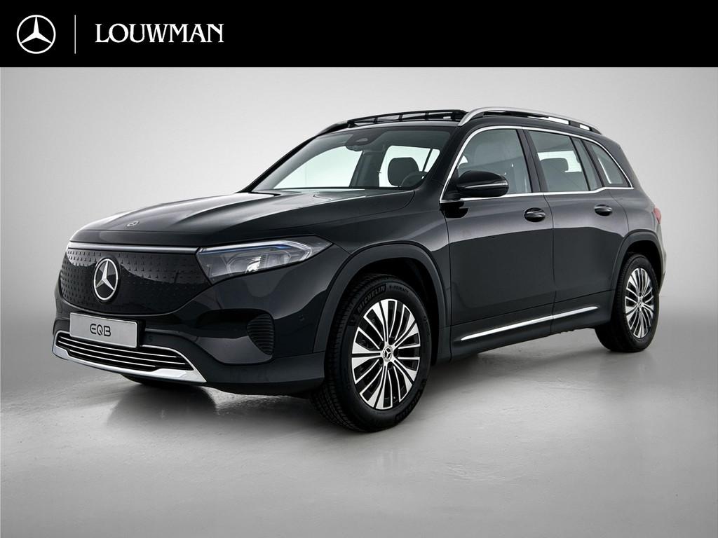 Mercedes-Benz EQB 250+ Business Solution Luxury 71 kWh | Sma, Auto's, Mercedes-Benz, 2005 kg, 190 pk, Leder en Stof, Zwart
