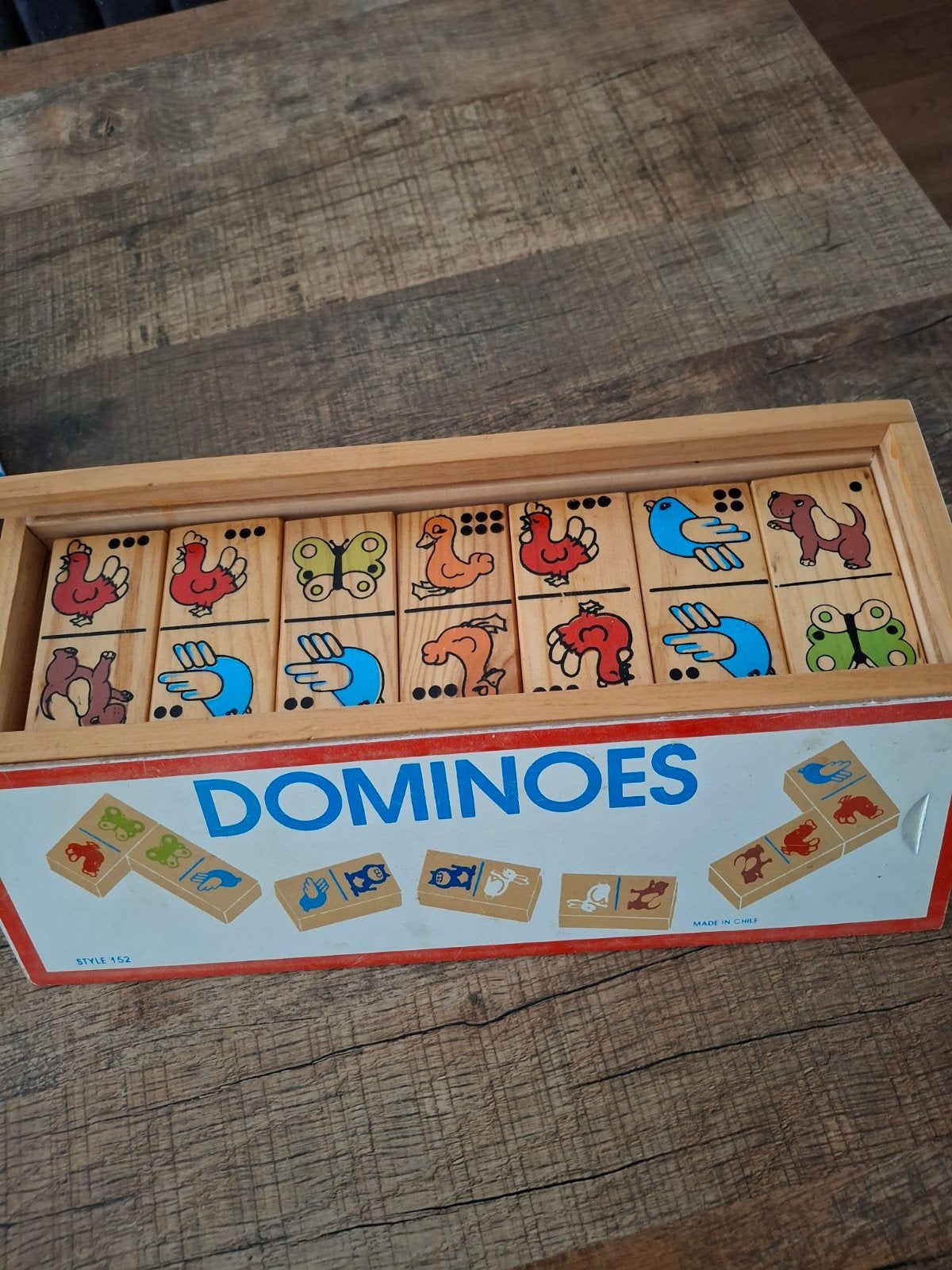 houten versie domino, Ophalen of Verzenden