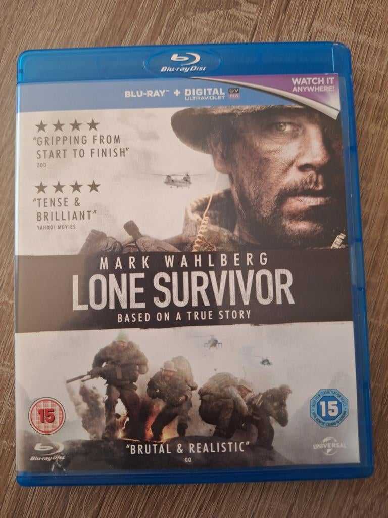 Lone Survivor Blu-ray - Actie/Oorlog film met Mark Wahlberg, Cd's en Dvd's, Blu-ray, Ophalen of Verzenden, Zo goed als nieuw, Actie