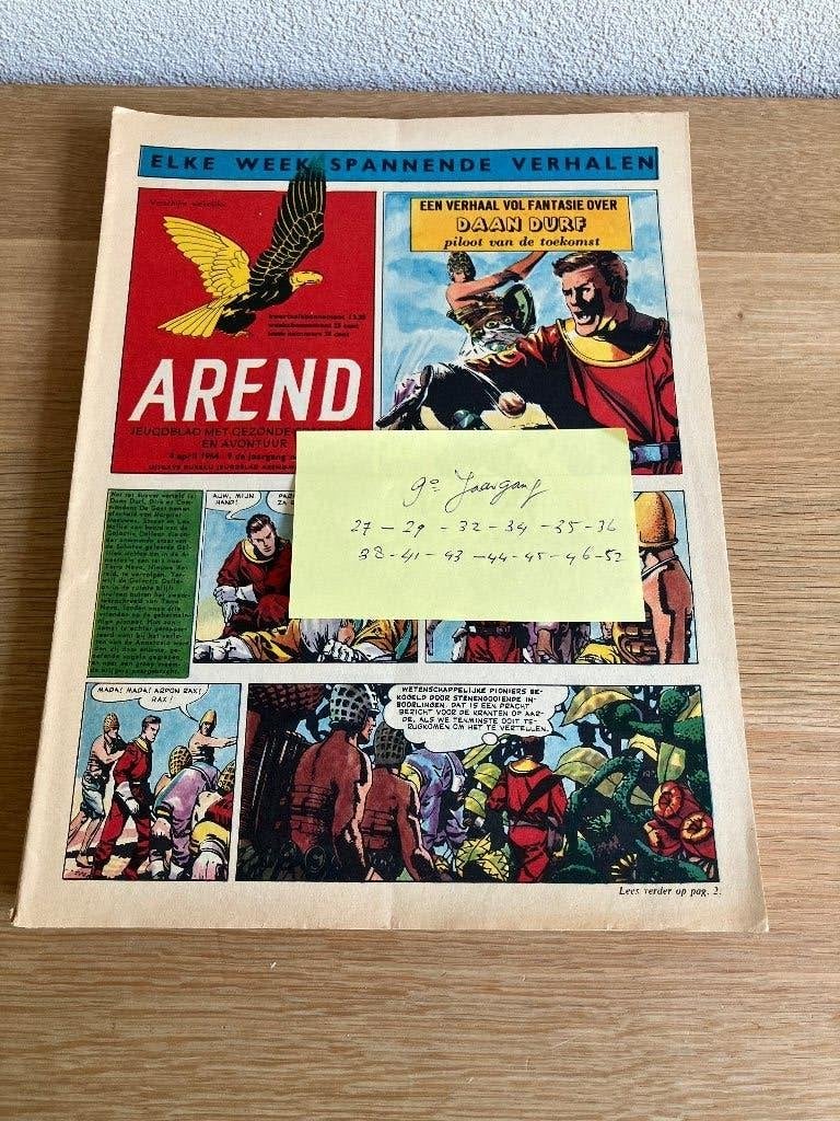 Arend Jeugdweekbad 9e  Jaargang (13 nummers) 1964/1965, Boeken, Stripboeken, Gelezen, Ophalen of Verzenden, Diverse tekenaars en schrijvers