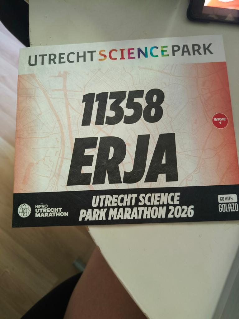 Startbewijs Utrecht Marathon Wave 1, Sport en Fitness, Loopsport en Atletiek, Ophalen of Verzenden, Nieuw, Overige typen, Overige merken