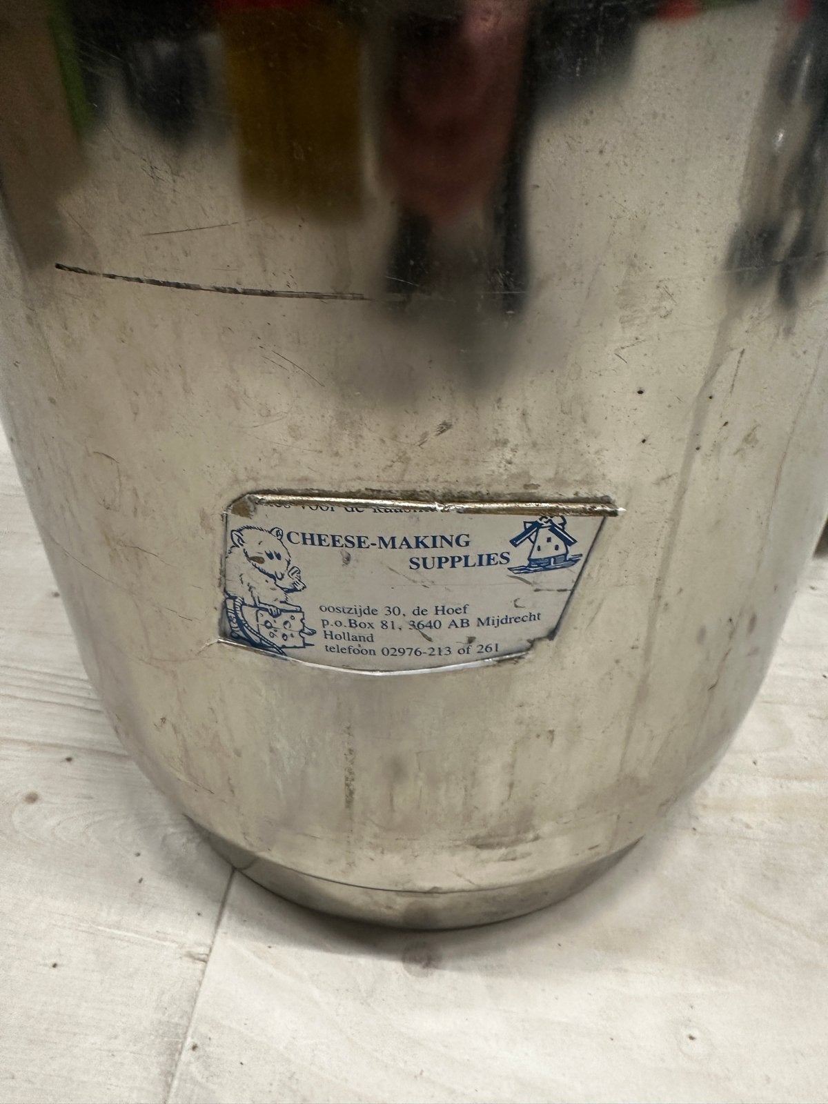 Rademaker elektrische boterkarn uit 1986 - Werkt perfect!, Zilver, Ophalen of Verzenden, Metaal, Overige merken