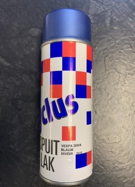 Spuitlak 400Ml Piaggio Vespa Primavera Blauw 260/A 55Ve09, Ophalen of Verzenden