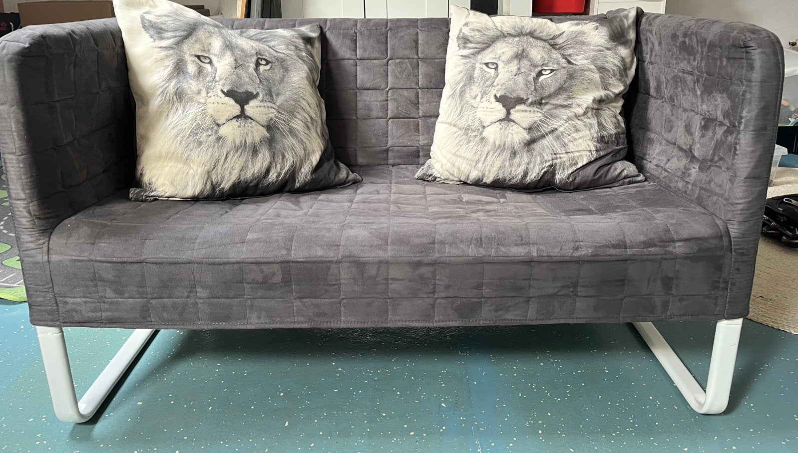 Bankje Ikea Knopparp, Ophalen, Gebruikt, Tweepersoons, 75 tot 100 cm