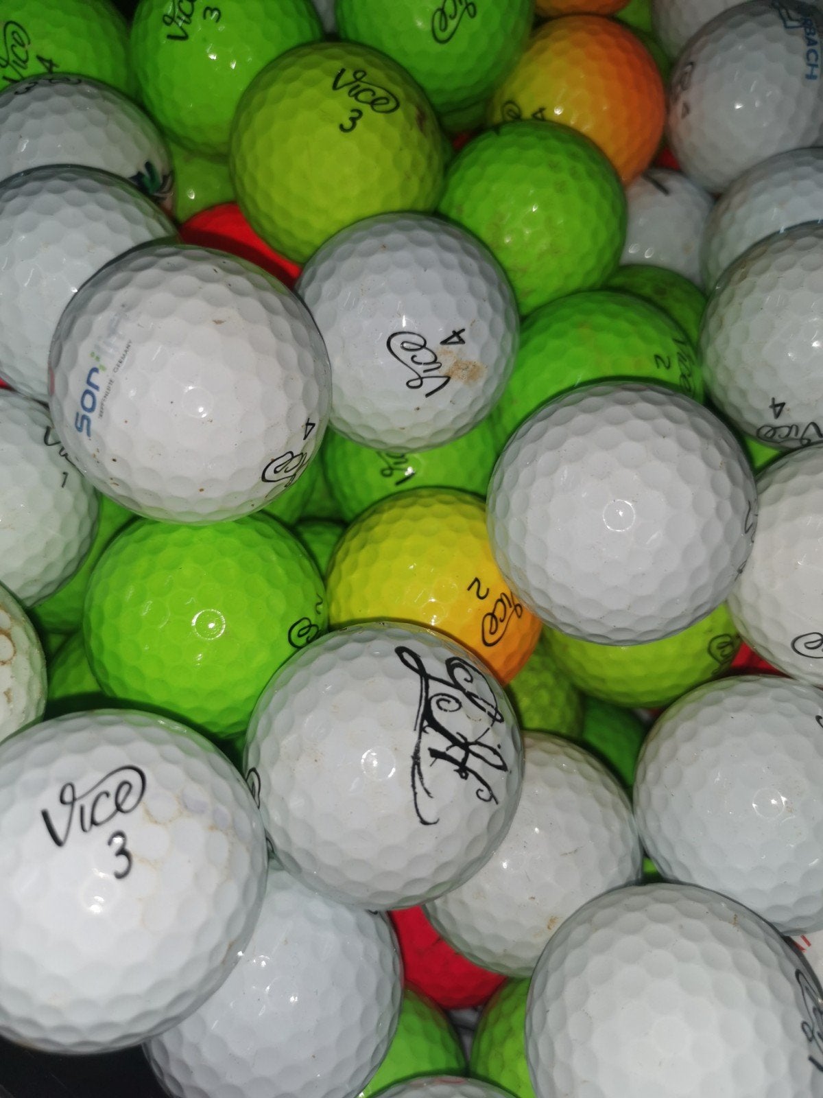 vice pro golfballen 50 stuks, Ophalen of Verzenden, Bal(len)