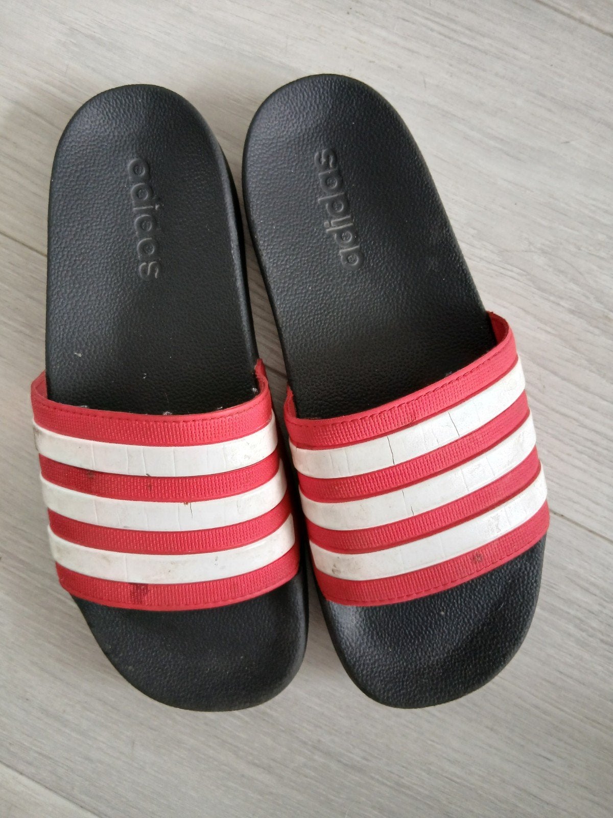 Slippers badslippers Adidas in maat 38., Ophalen, Adidas, Gebruikt, Jongen of Meisje