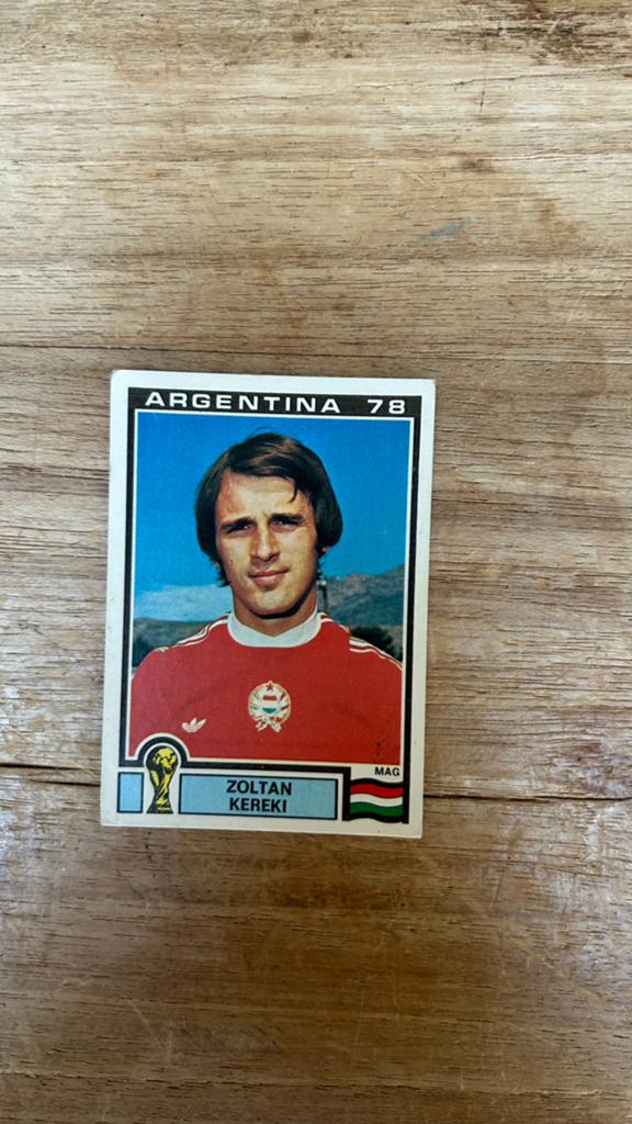 Panini Argentina 78 plaatje Zoltan Kereki WK 78, Verzenden, Zo goed als nieuw, Sticker