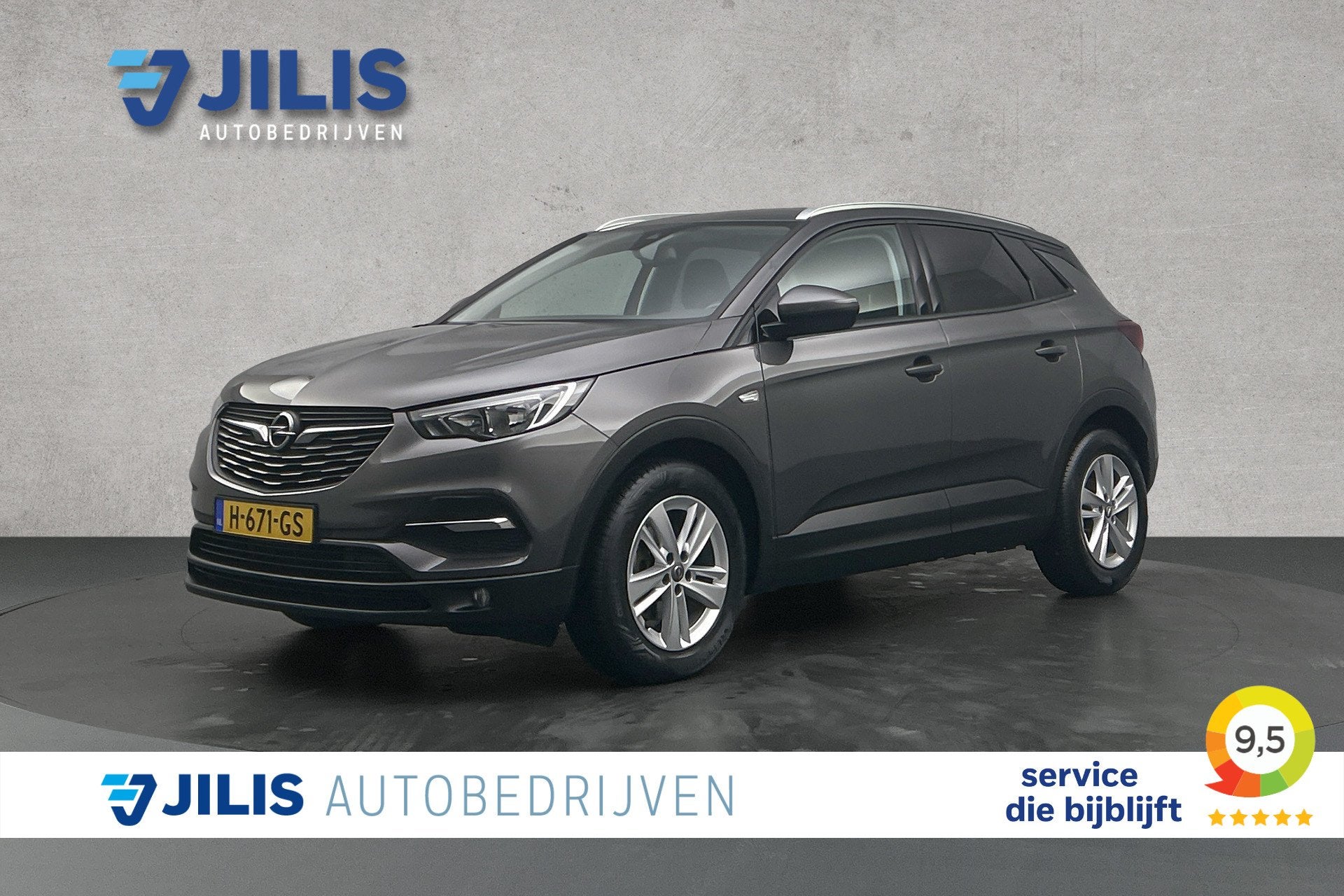 Opel Grandland X 1.2 Turbo Business Executive | Stoelverwarm, Auto's, Stof, Gebruikt, 1199 cc, Bedrijf