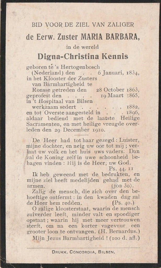 Bidprentje 's Hertogenbos, Verzenden