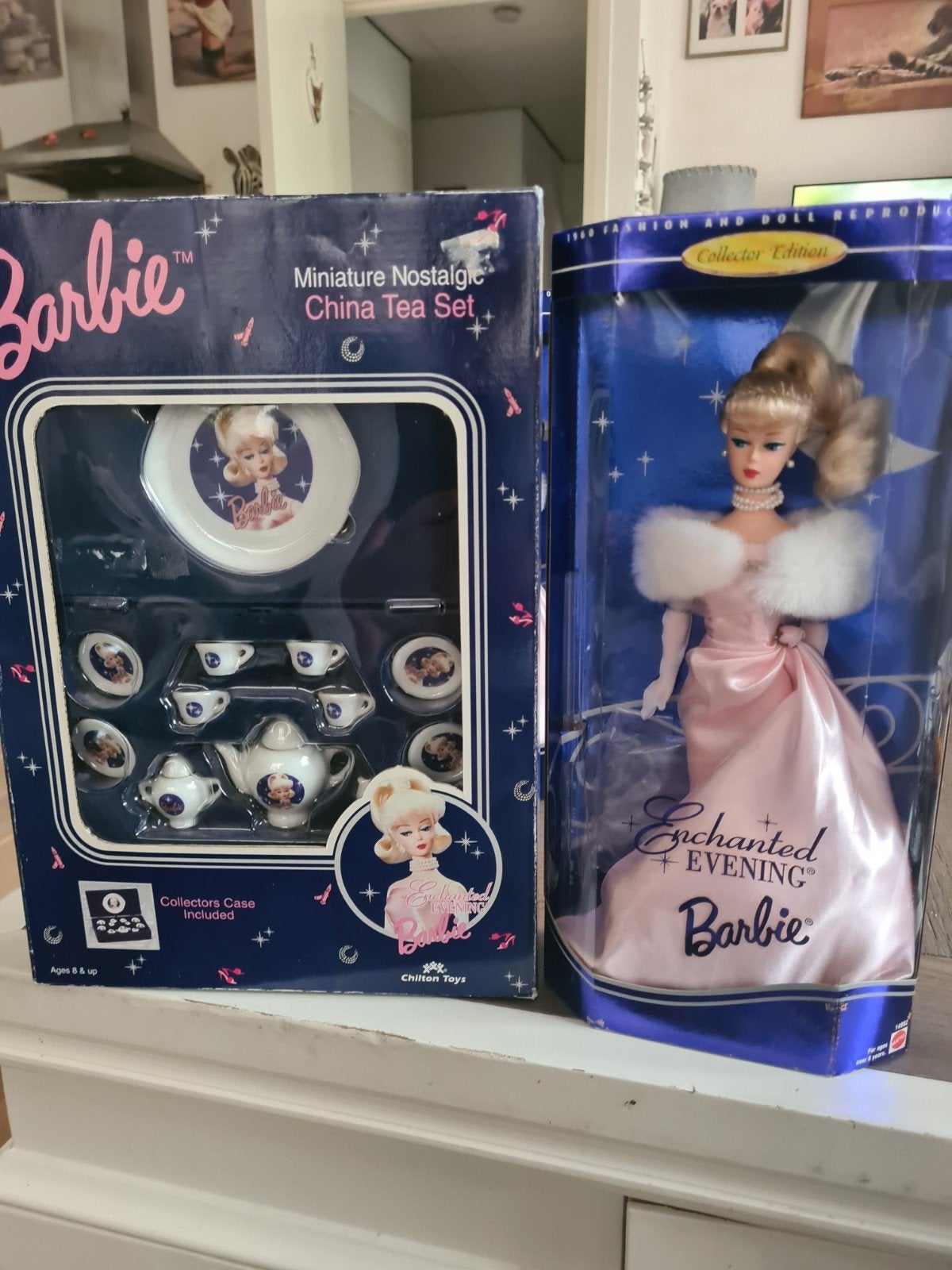 Barbie Enchanted Evening Collector Edition + Theeset, Ophalen of Verzenden, Nieuw, Barbie