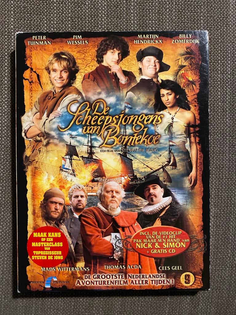 De Scheepsjongens van Bontekoe - Avonturenfilm, Cd's en Dvd's, Vanaf 9 jaar, Ophalen of Verzenden, Gebruikt, Boxset