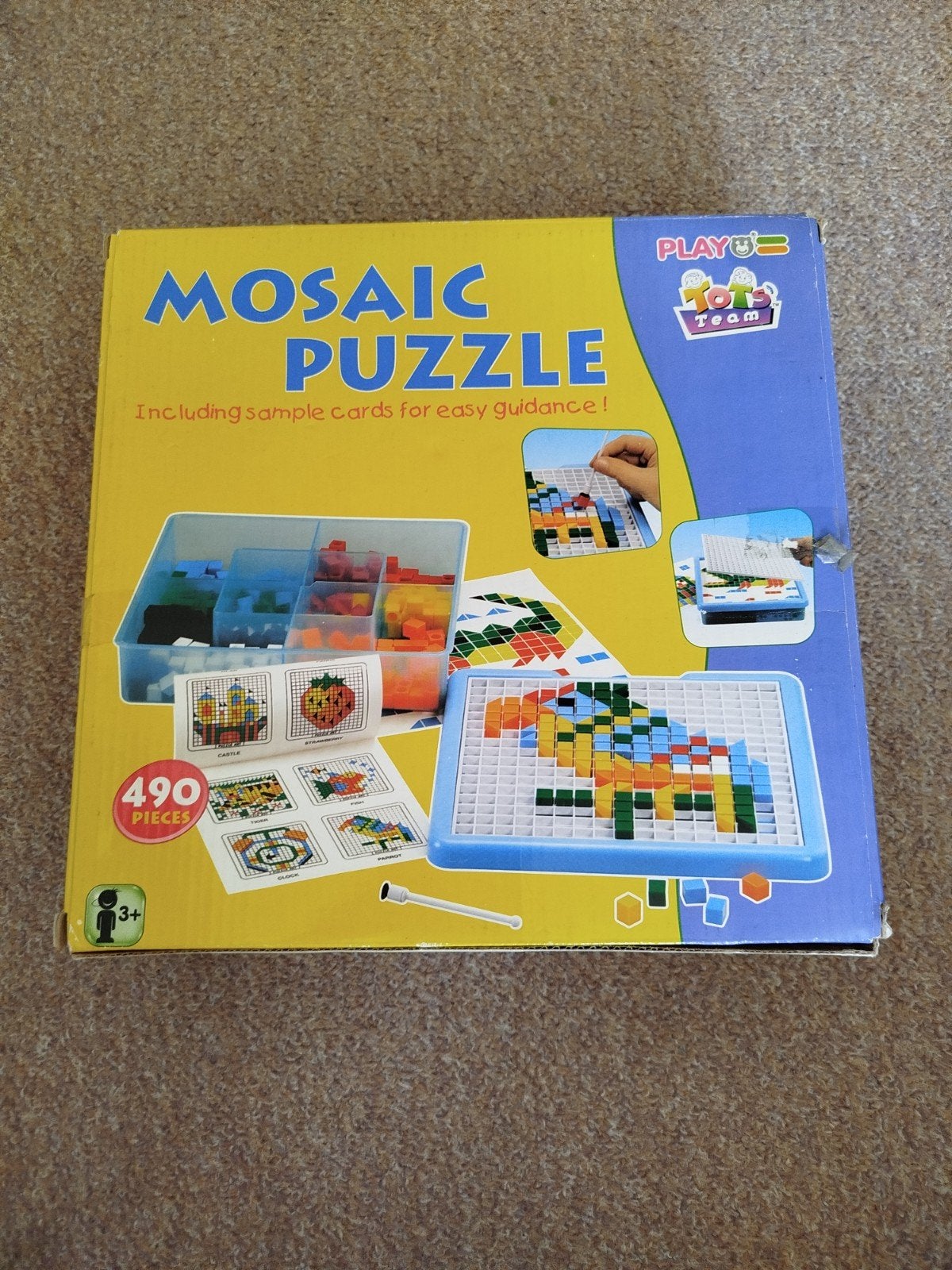 Mozaïek Puzzel Spel - 490 Stukjes voor Creatief Plezier, Kinderen en Baby's, Ophalen of Verzenden, Meer dan 50 stukjes, Gebruikt