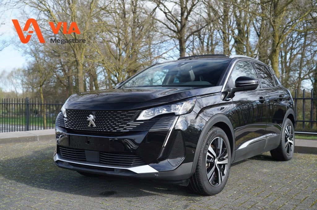 Peugeot 3008 1.6 Hybrid 225 GT | PANO | Camera | PDC | Stoel, Auto's, Peugeot, Gebruikt, Huisgarantie, Leder en Stof, Zwart