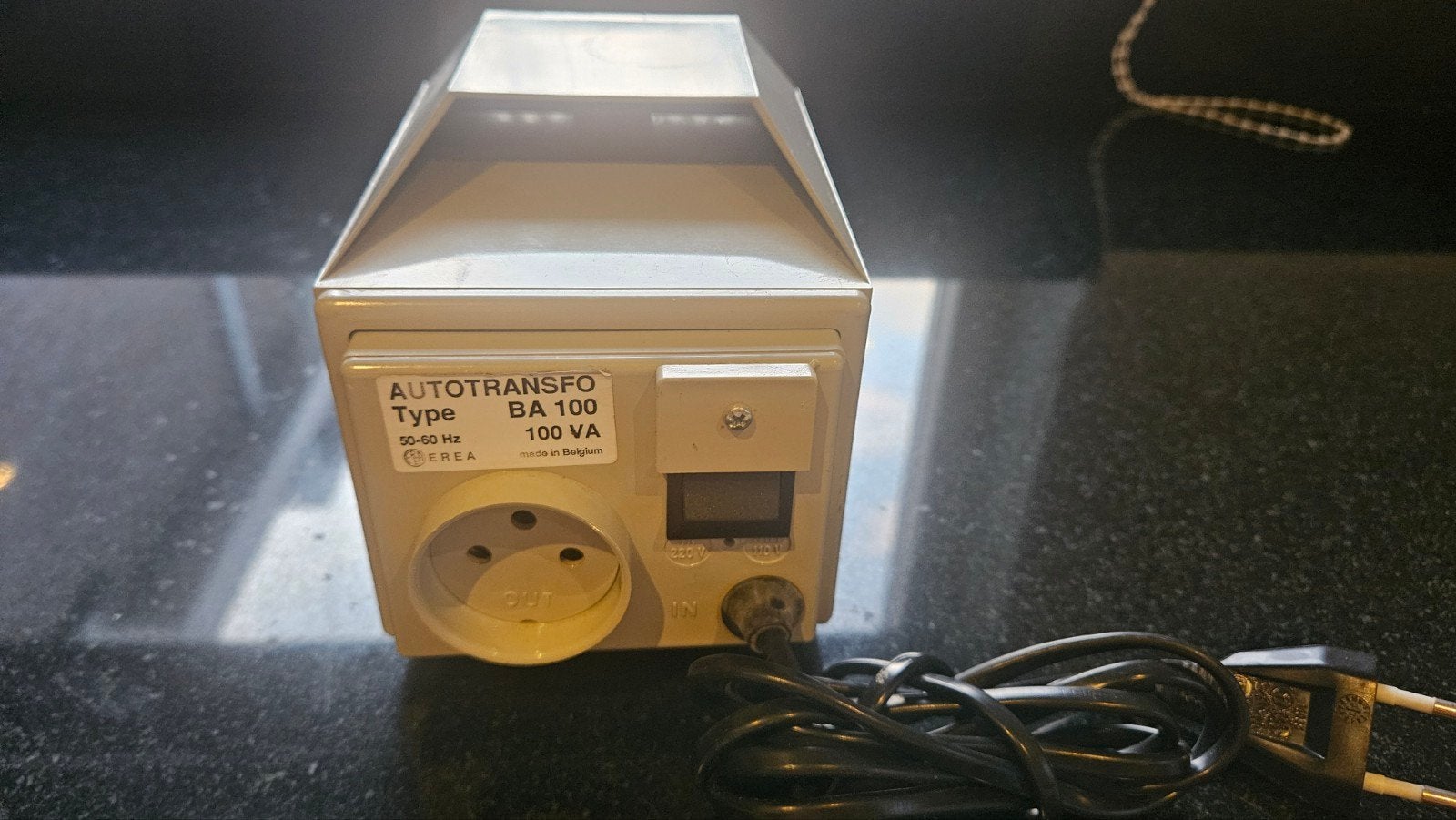 Omkeerbare transformator 115-230V  100W, Ophalen of Verzenden, Zo goed als nieuw