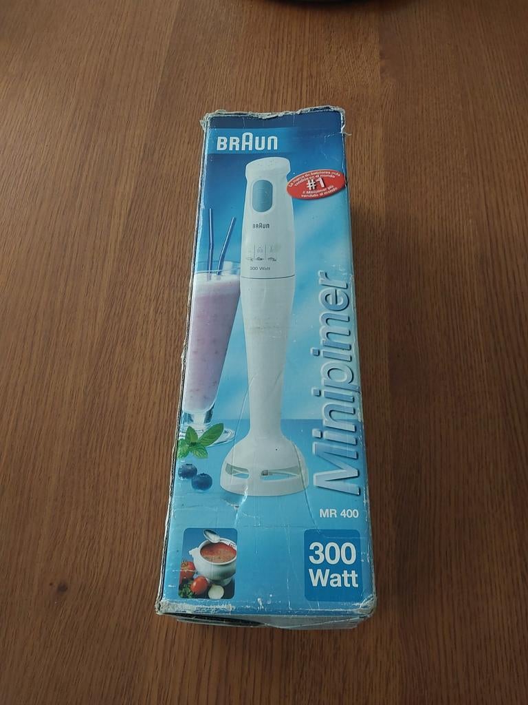 Braun Staafmixer. (Minipimer), Witgoed en Apparatuur, Minder dan 1 liter, Ophalen of Verzenden, Zo goed als nieuw, 1 snelheid