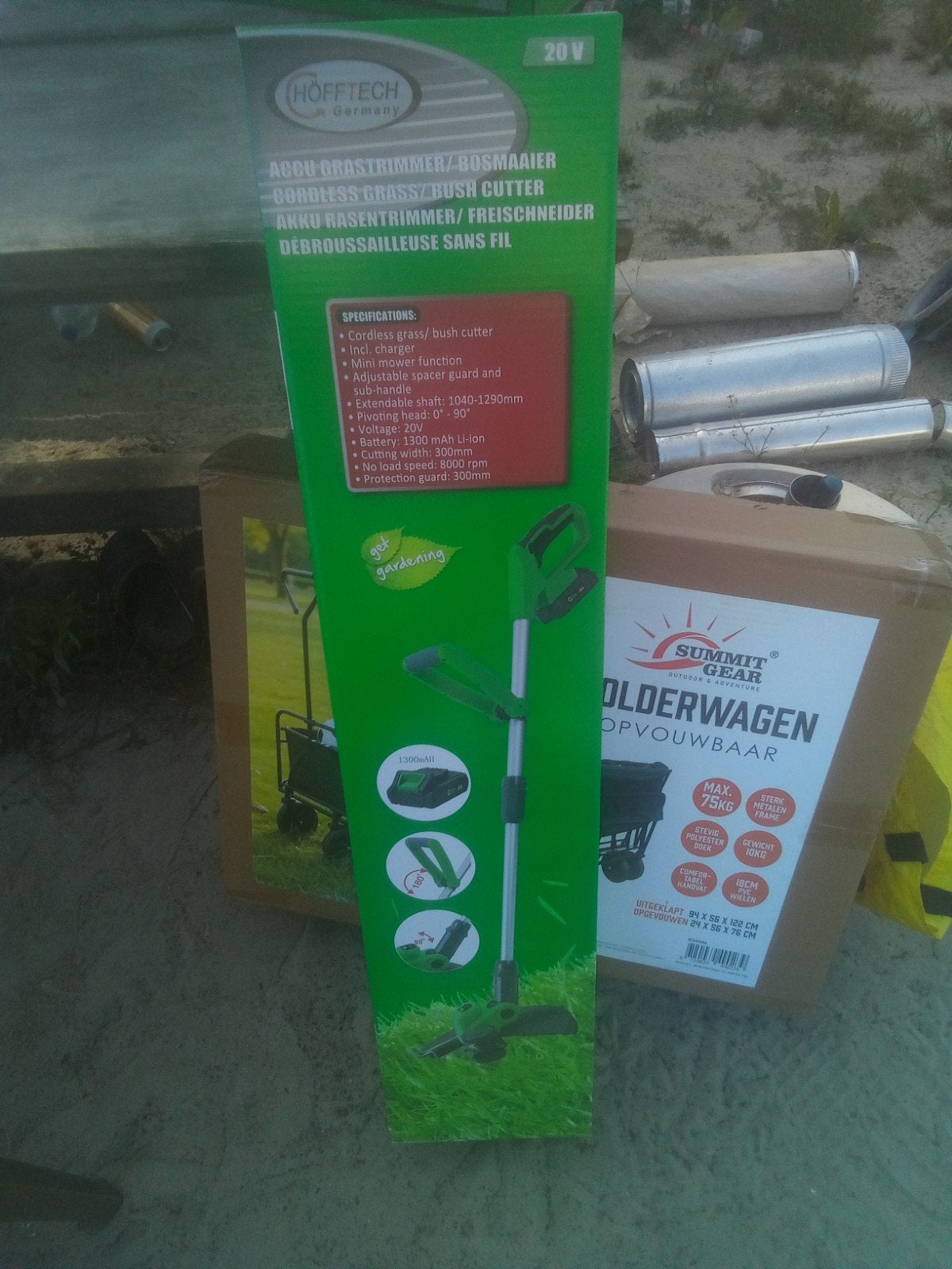 Diverse Hofftech gereedschap en bolderwagen, Ophalen of Verzenden