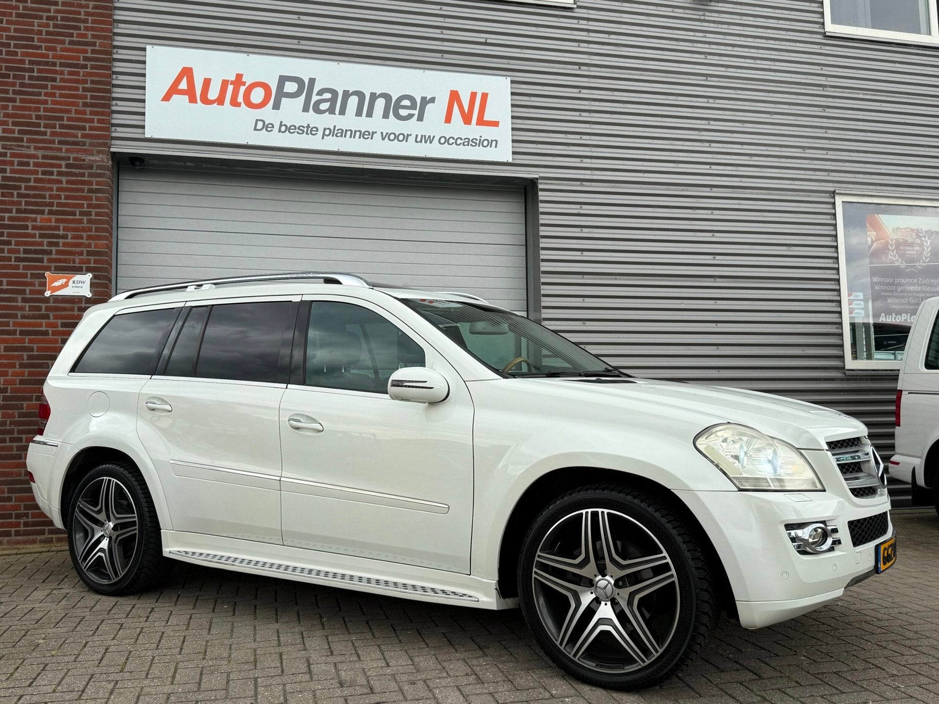 Mercedes-Benz GL-klasse 550 4-Matic! Leder! Schuifdak!, Auto's, Automaat, 7 stoelen, Wit, Leder