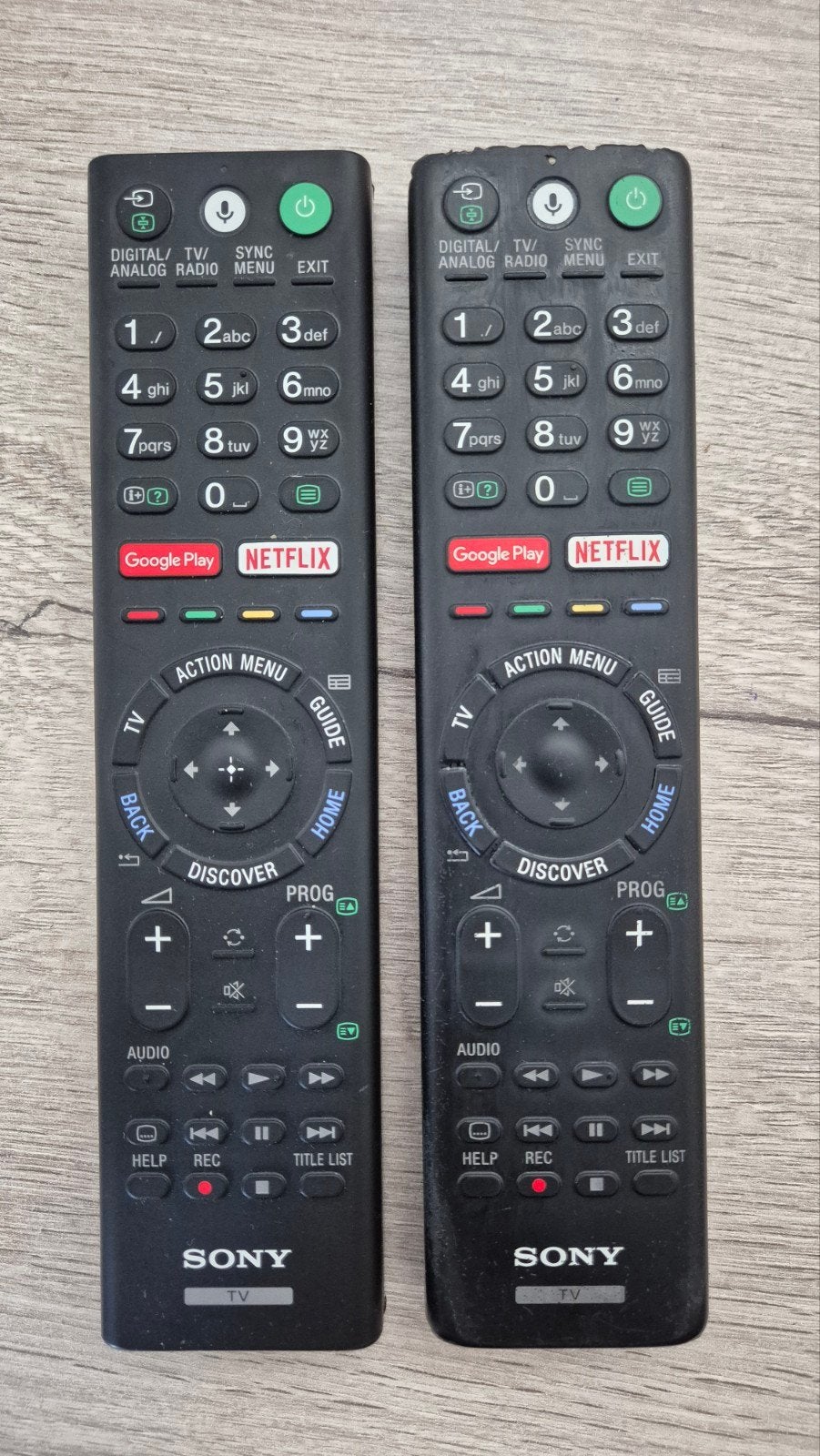 2x Sony RMF-TX201ES Afstandsbediening met Spraakbesturing, Audio, Tv en Foto, Afstandsbedieningen, Ophalen of Verzenden, Zo goed als nieuw