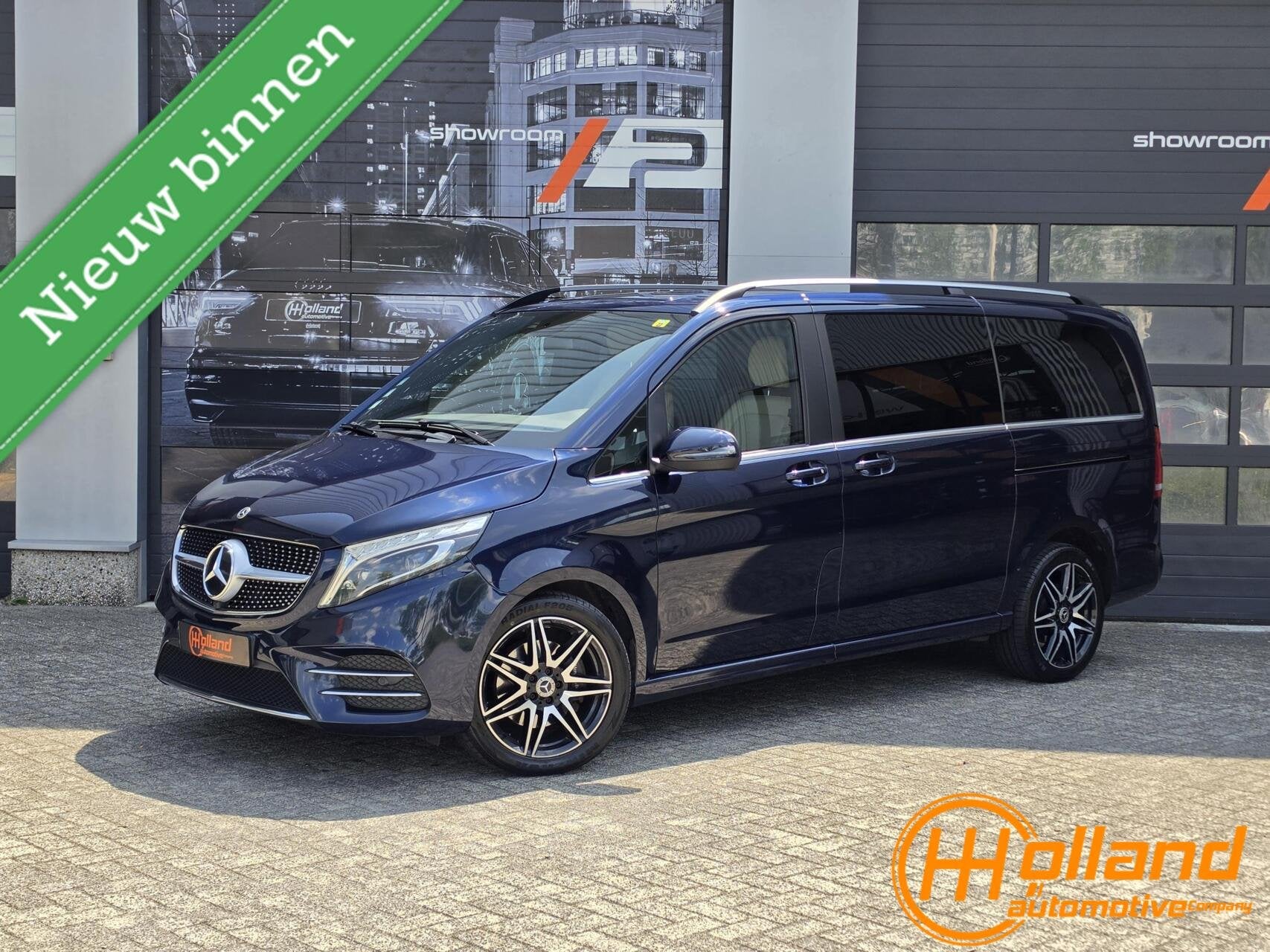 Mercedes V-klasse 300d Lang Avantg. AMG|DC|BTW VRIJ!, Auto's, Mercedes-Benz, Automaat, Achterwielaandrijving, Gebruikt, Beige