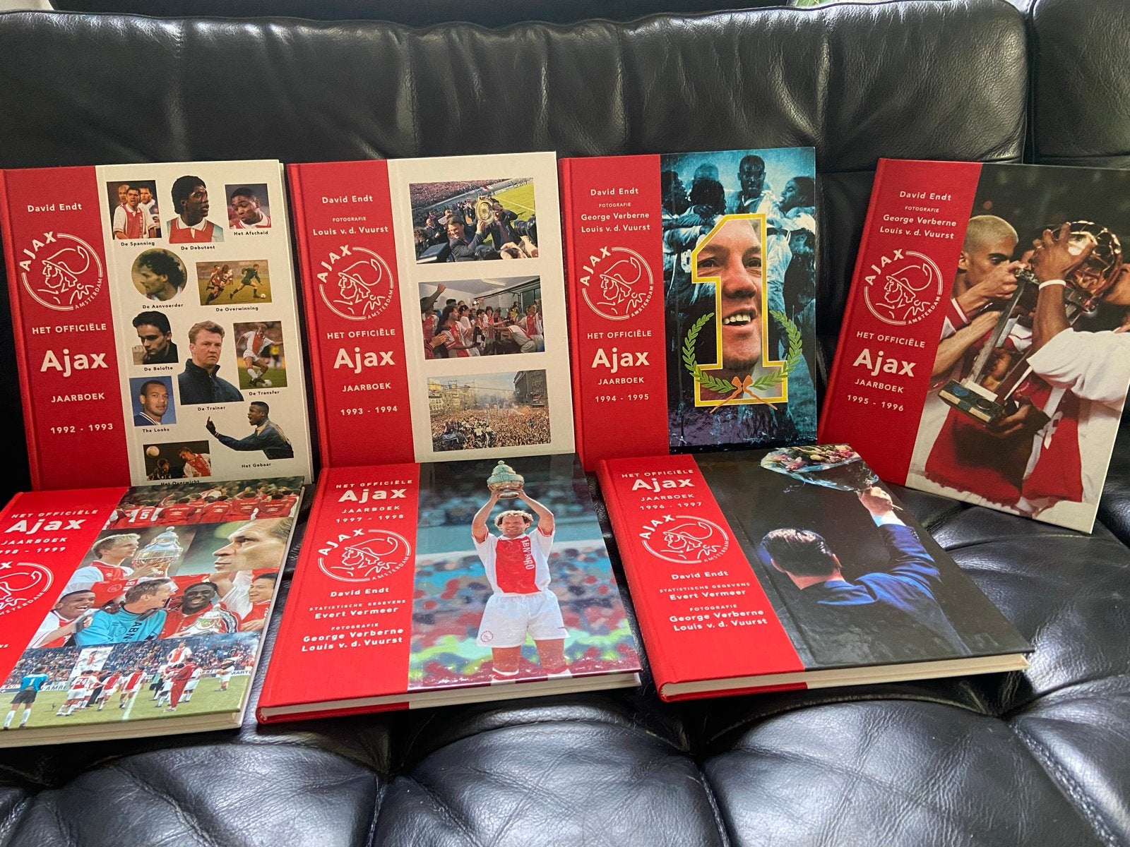 Ajax Jaarboeken Collectie (1992-1997), Ophalen of Verzenden, Zo goed als nieuw, Overige sporten