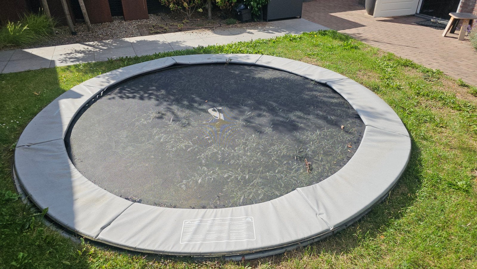 Berg inground trampoline 3600 mm - gebruikt maar prima, Kinderen en Baby's, Speelgoed | Buiten | Trampolines, Ophalen, Zo goed als nieuw