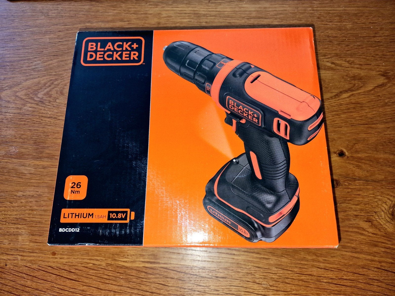Black+Decker BCDD12 Boor- en Schroefmachine 10.8V, Ophalen, Nieuw, Minder dan 400 watt, Boor- en Schroefmachine