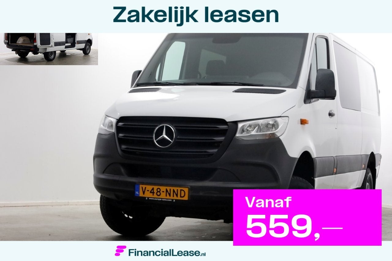 Mercedes-Benz Sprinter 316 CDI 163pk L2H1 D.C. 4x4 ZG3 Airco, 13 km/l, 2534 kg, Euro 6, 4 cilinders