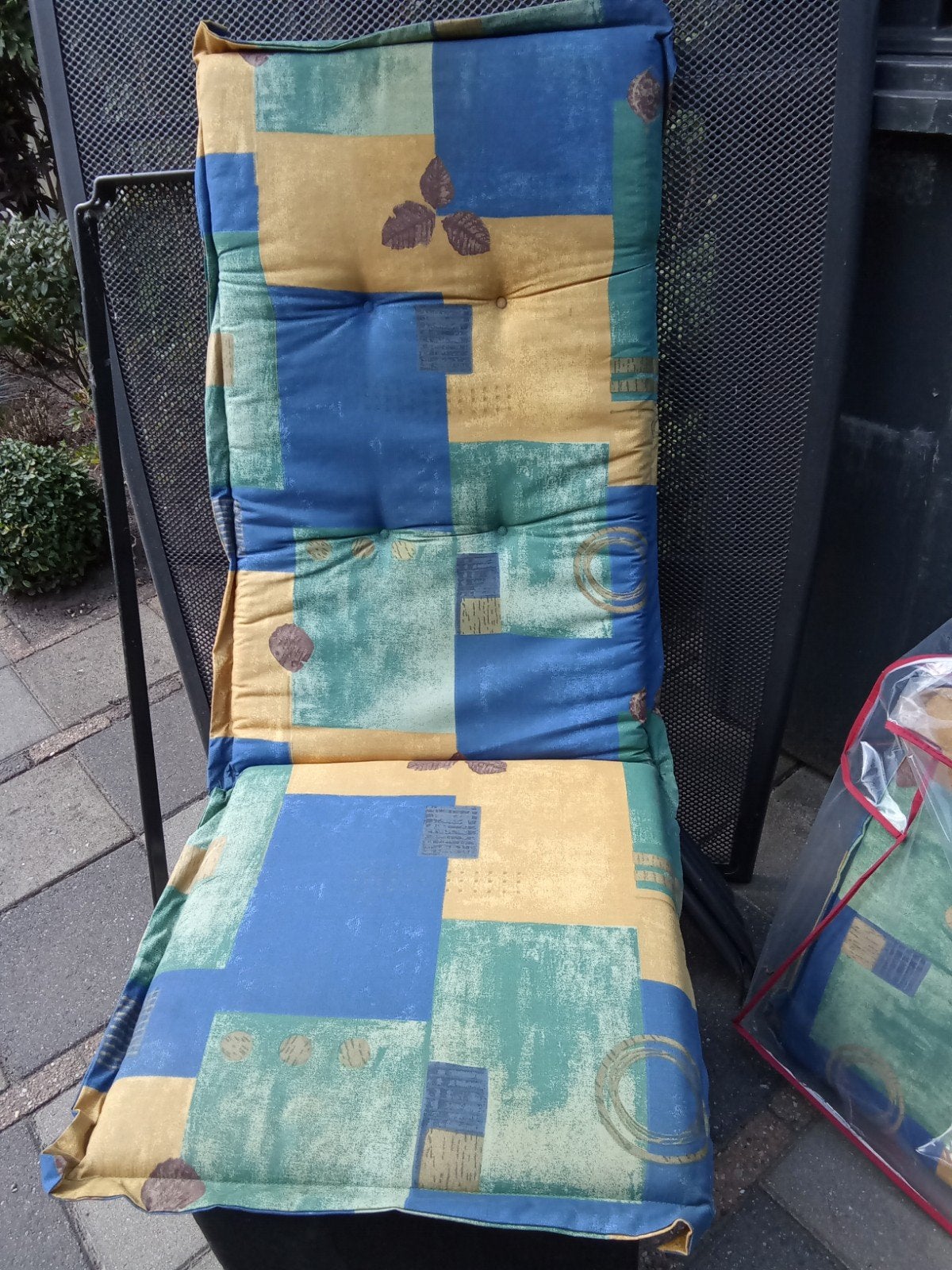 Tuinstoelen kussens., Ophalen, Gebruikt