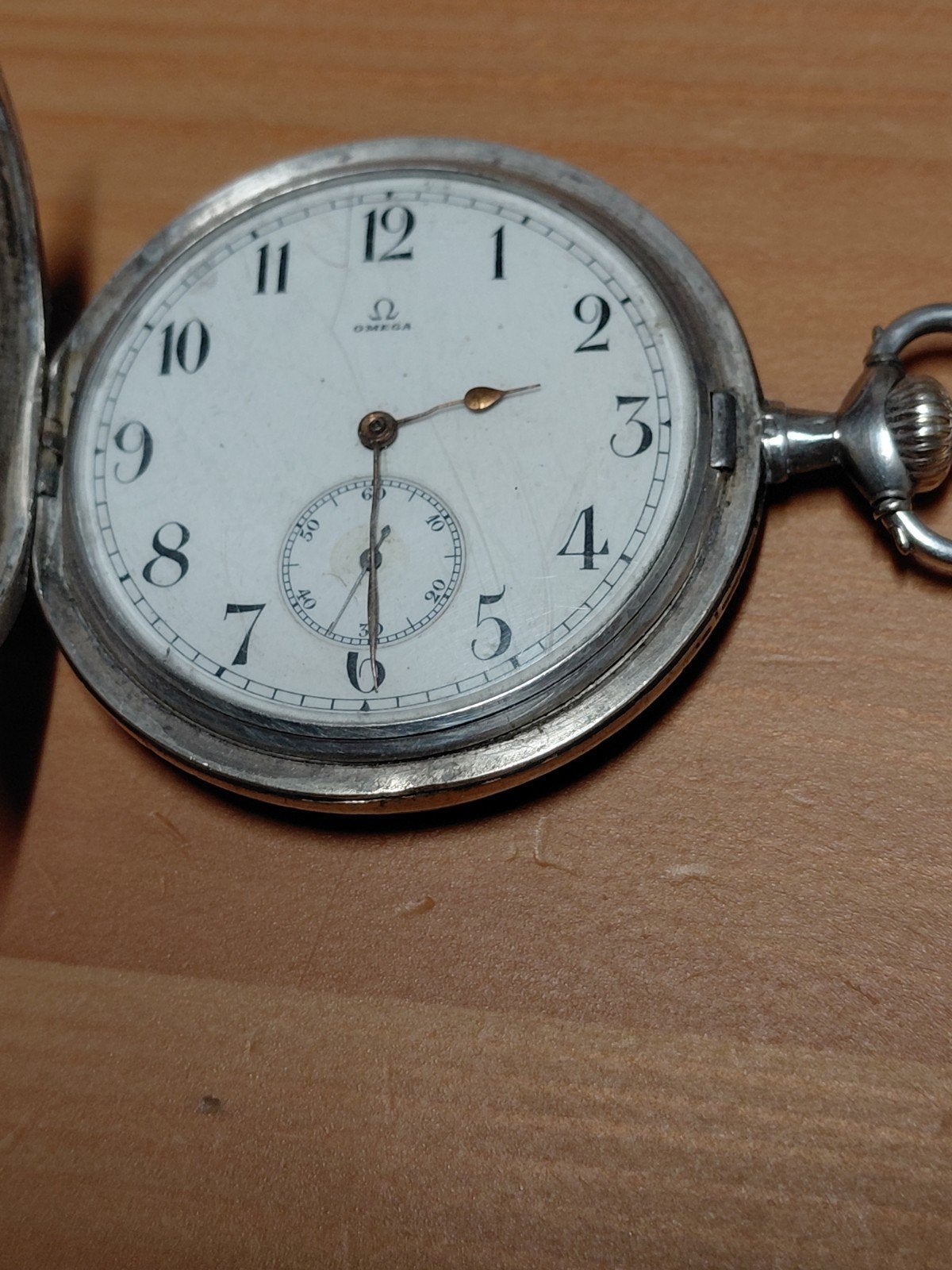 antiek omega zakhorloge, Ophalen, Staal, Omega
