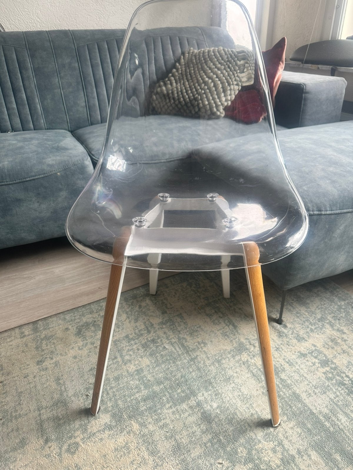 Loods 5 kuipstoel, Huis en Inrichting, Stoelen, Overige materialen, Gebruikt, Wit, Ophalen of Verzenden