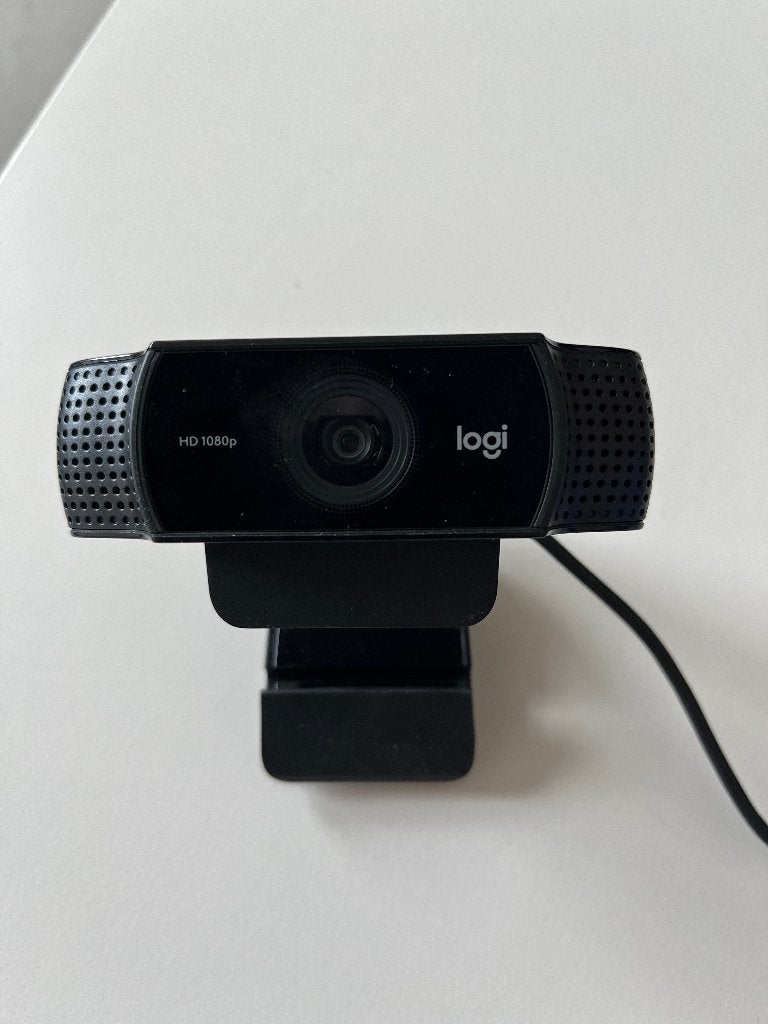 Webcam Logitech C922 Pro (x3 stuks beschikbaar), Computers en Software, Webcams, Ophalen, Zo goed als nieuw, Microfoon, Logitec