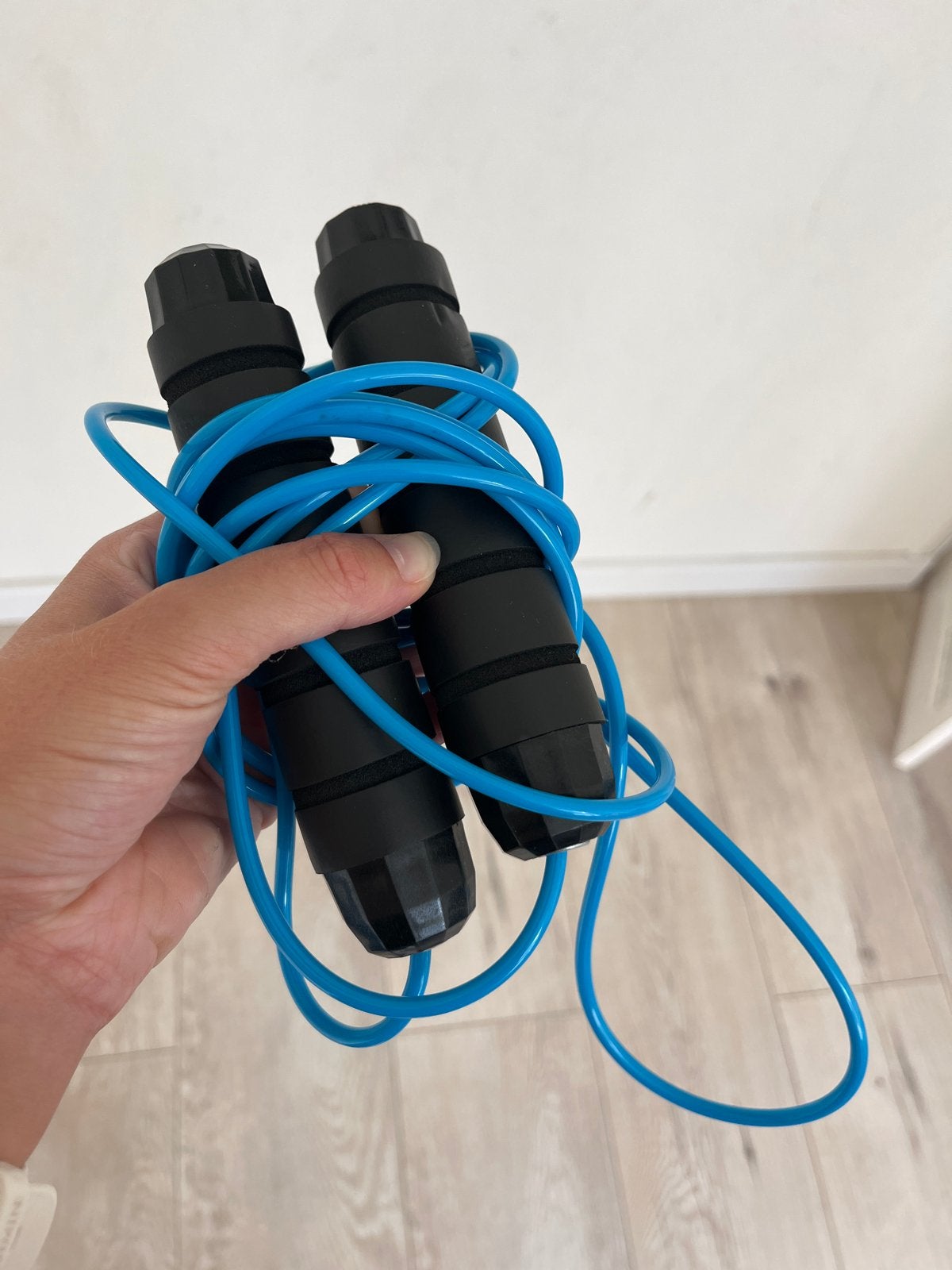 Blauw springtouw - Ideaal voor fitness en cardio, Ophalen, Sport-springtouw, Gebruikt