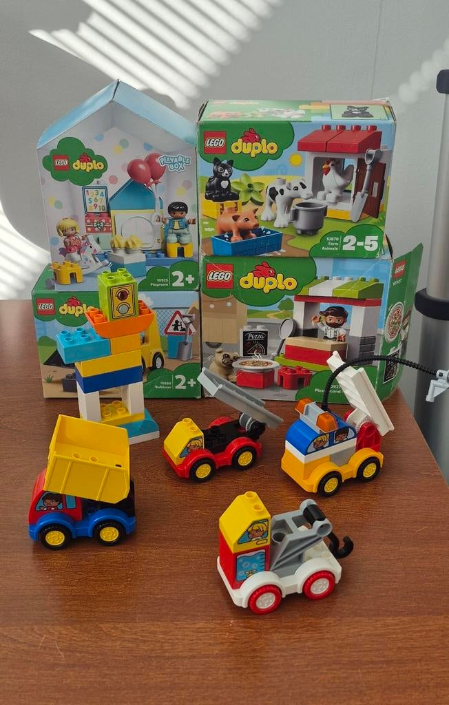 LEGO Duplo Sets: Huis, Dieren, Bouw & Pizza, Ophalen of Verzenden, Zo goed als nieuw, Overige typen