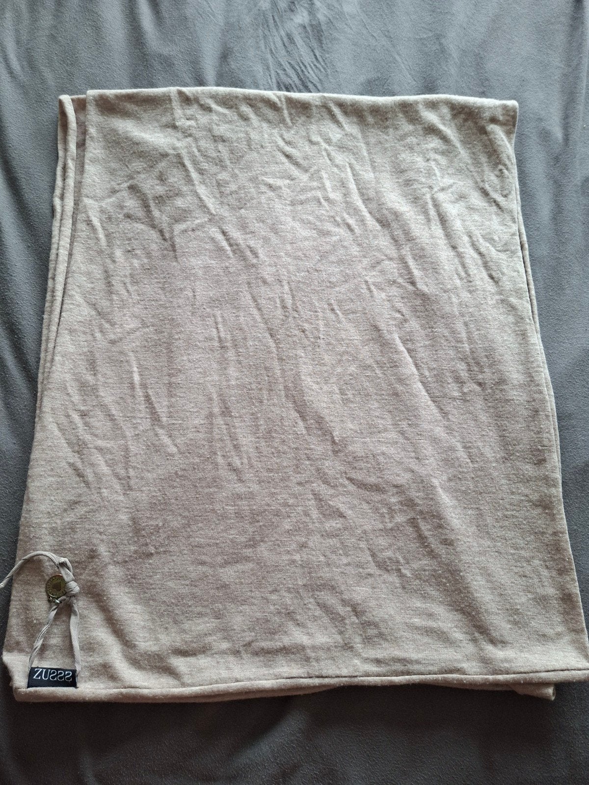 Zusss sjaal licht taupe beige zandkleur, Ophalen of Verzenden
