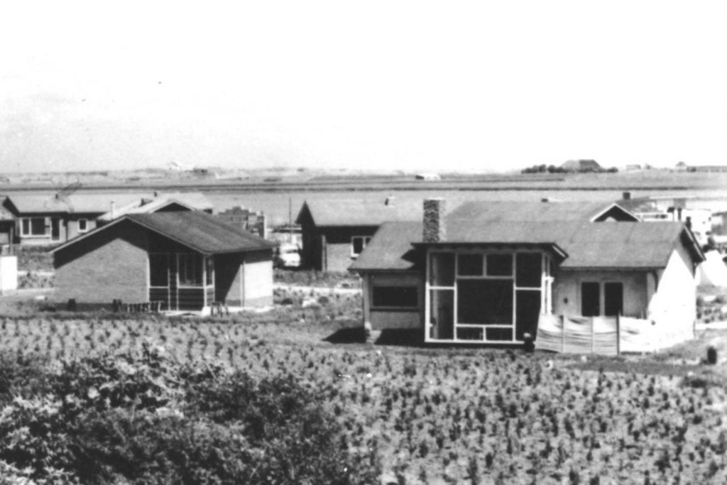 700202 Kamperland Zeeland 1961 Bungalow park De Banjaard, Verzamelen, Ansichtkaarten | Nederland, Ophalen of Verzenden, 1960 tot 1980