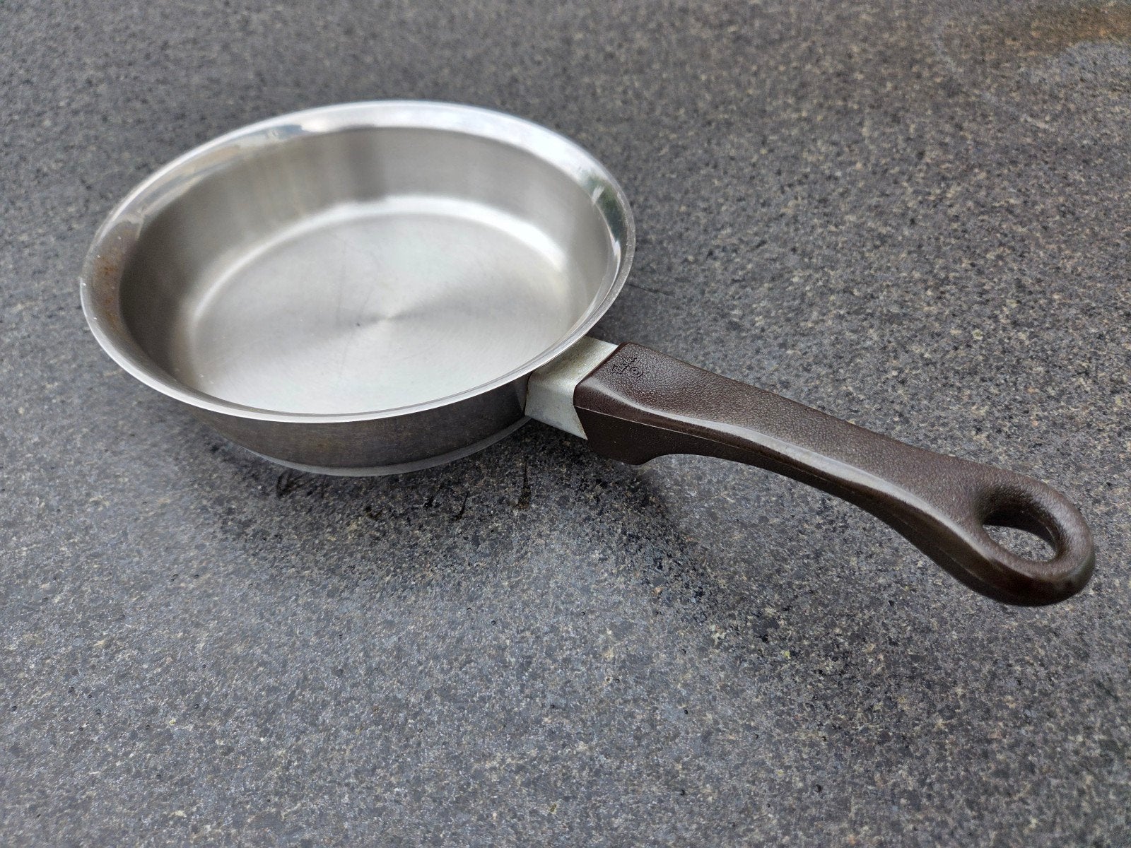 Fissler Koekenpan 18 cm RVS 18-10 West-Duitsland, Ophalen of Verzenden