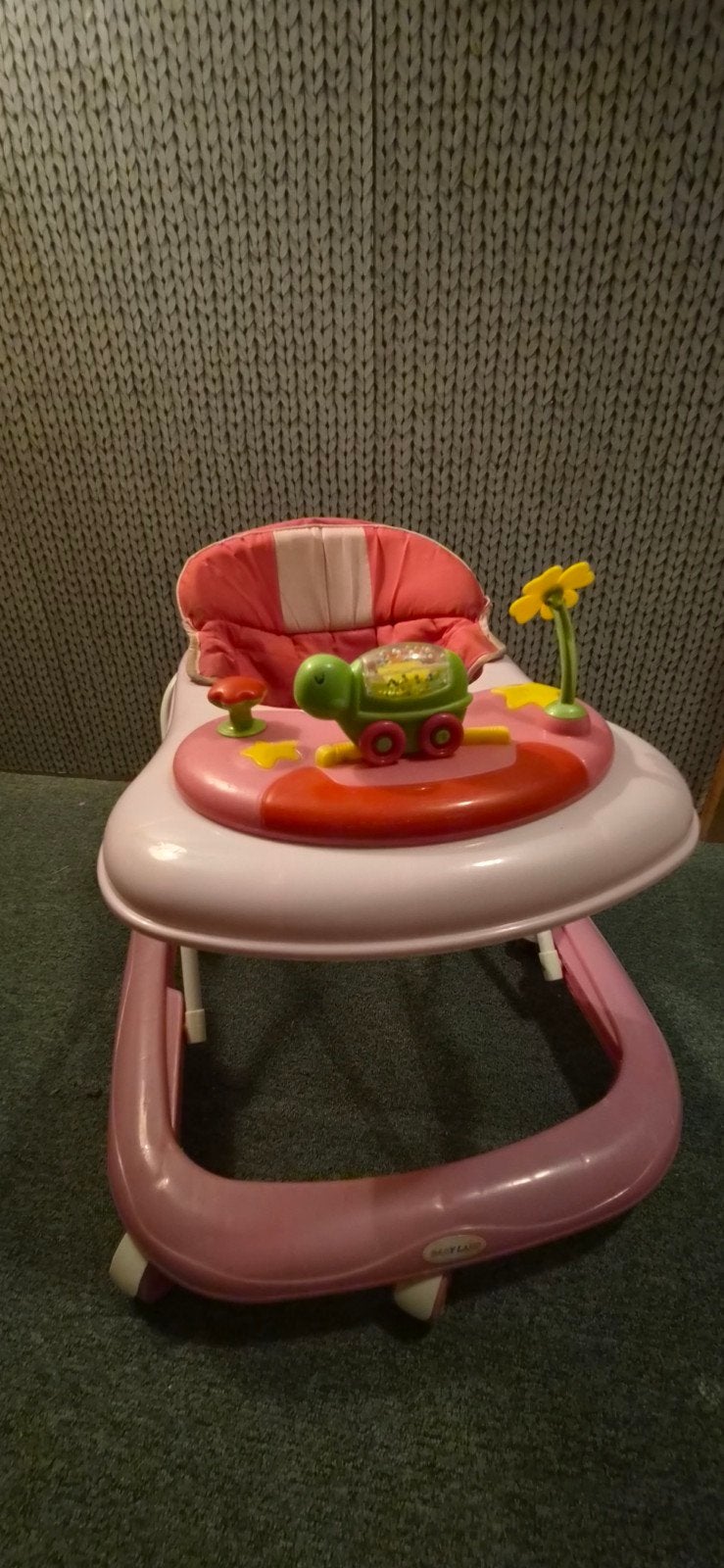 Roze Baby Land loopstoel met speelgoed, Ophalen, Gebruikt