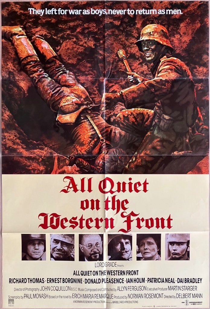 All Quiet on the Western Front (1979) - Originele filmposter, Ophalen of Verzenden, Gebruikt, A1 t/m A3, Film en Tv