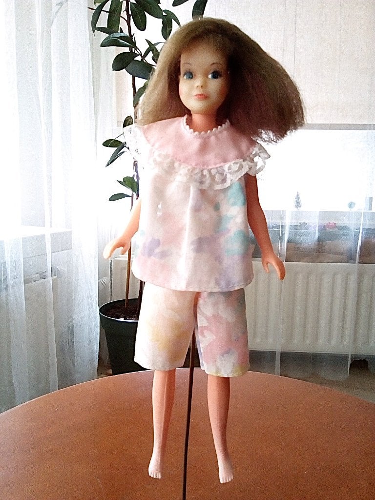 Vintage Funtime scooter barbie - geen verzending 👈, Ophalen, Gebruikt, Pop