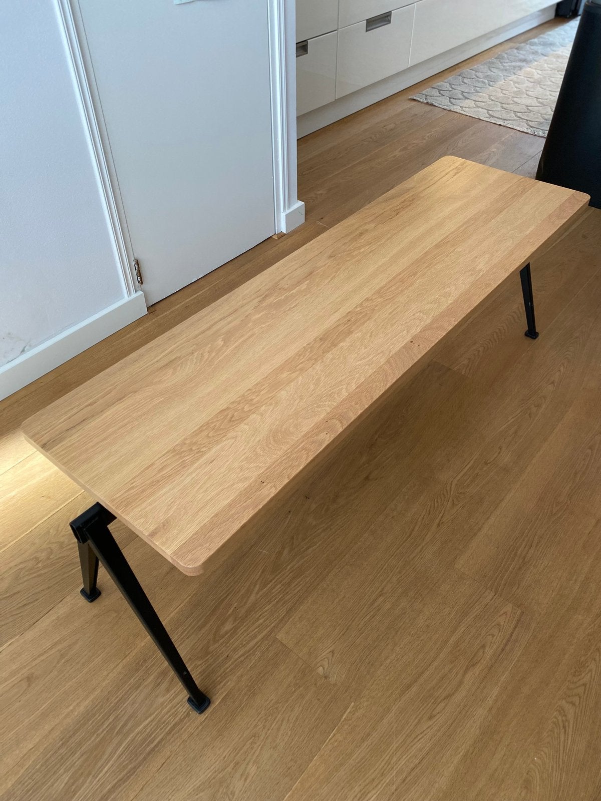 HAY Pyramid (eettafel)bank, Ophalen, Zo goed als nieuw, Rechthoekig, 50 tot 100 cm