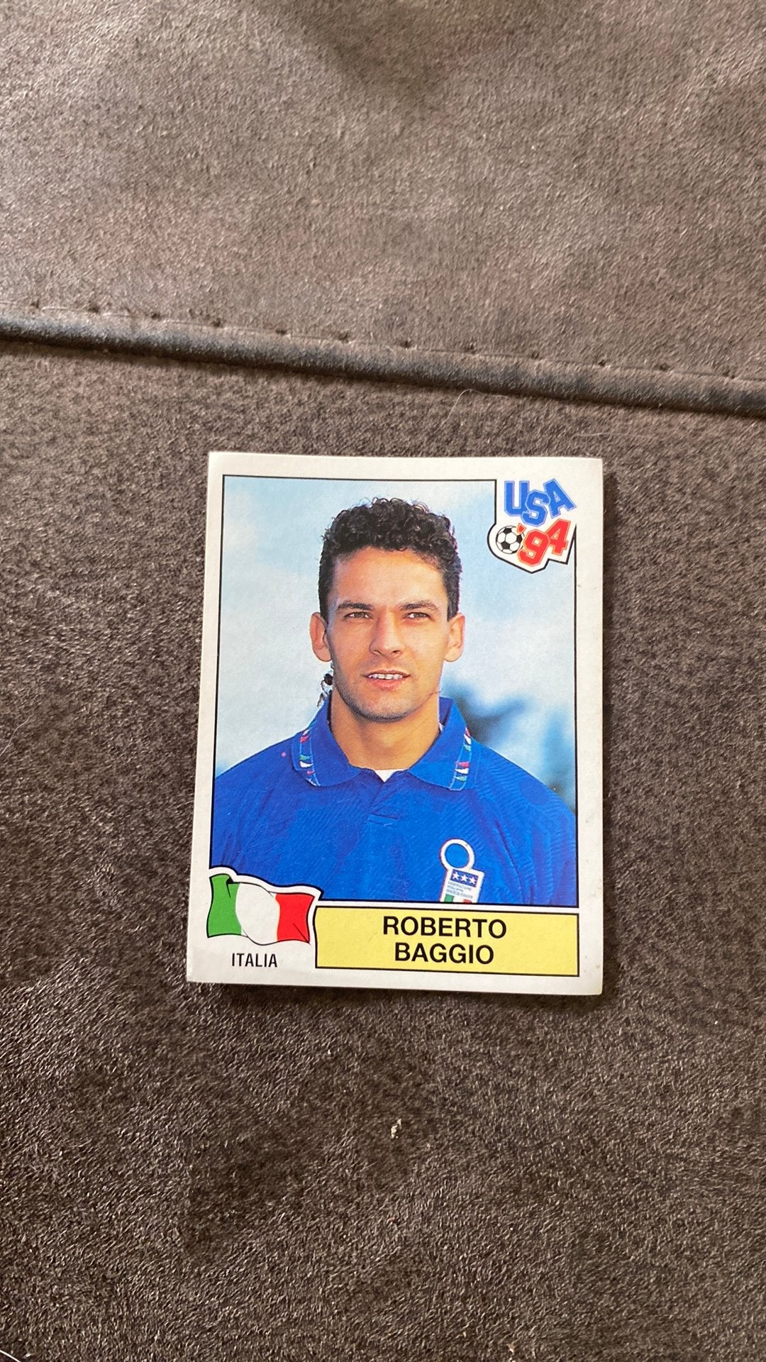 Panini wk 94 baggio, Ophalen of Verzenden, Zo goed als nieuw, Sticker