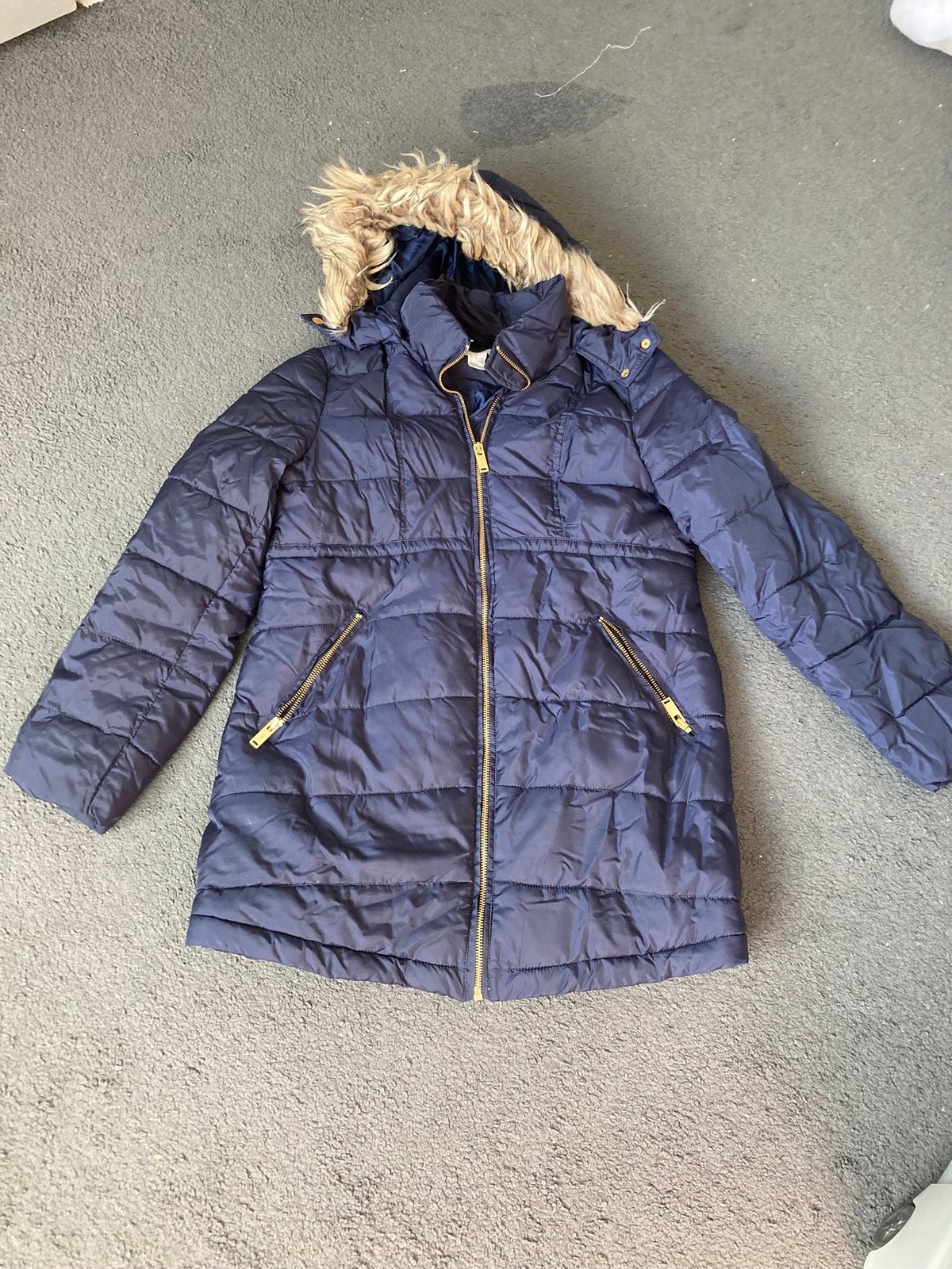 Hetfst/Winter zwangerschapsjas maat XS, Blauw, Ophalen of Verzenden, Zo goed als nieuw, Maat 34 (XS) of kleiner