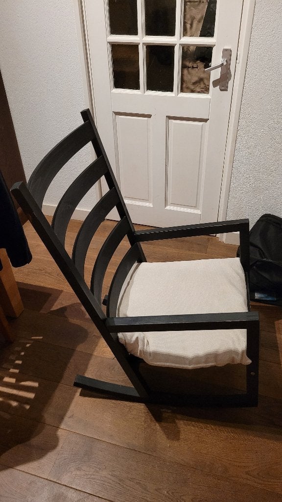 schommelstoel, Ophalen, Gebruikt, Zwart, IKEA