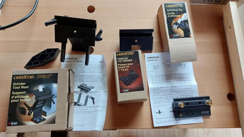 Veritas Grinder Tool Rest + toebehoren, Ophalen of Verzenden, Zo goed als nieuw