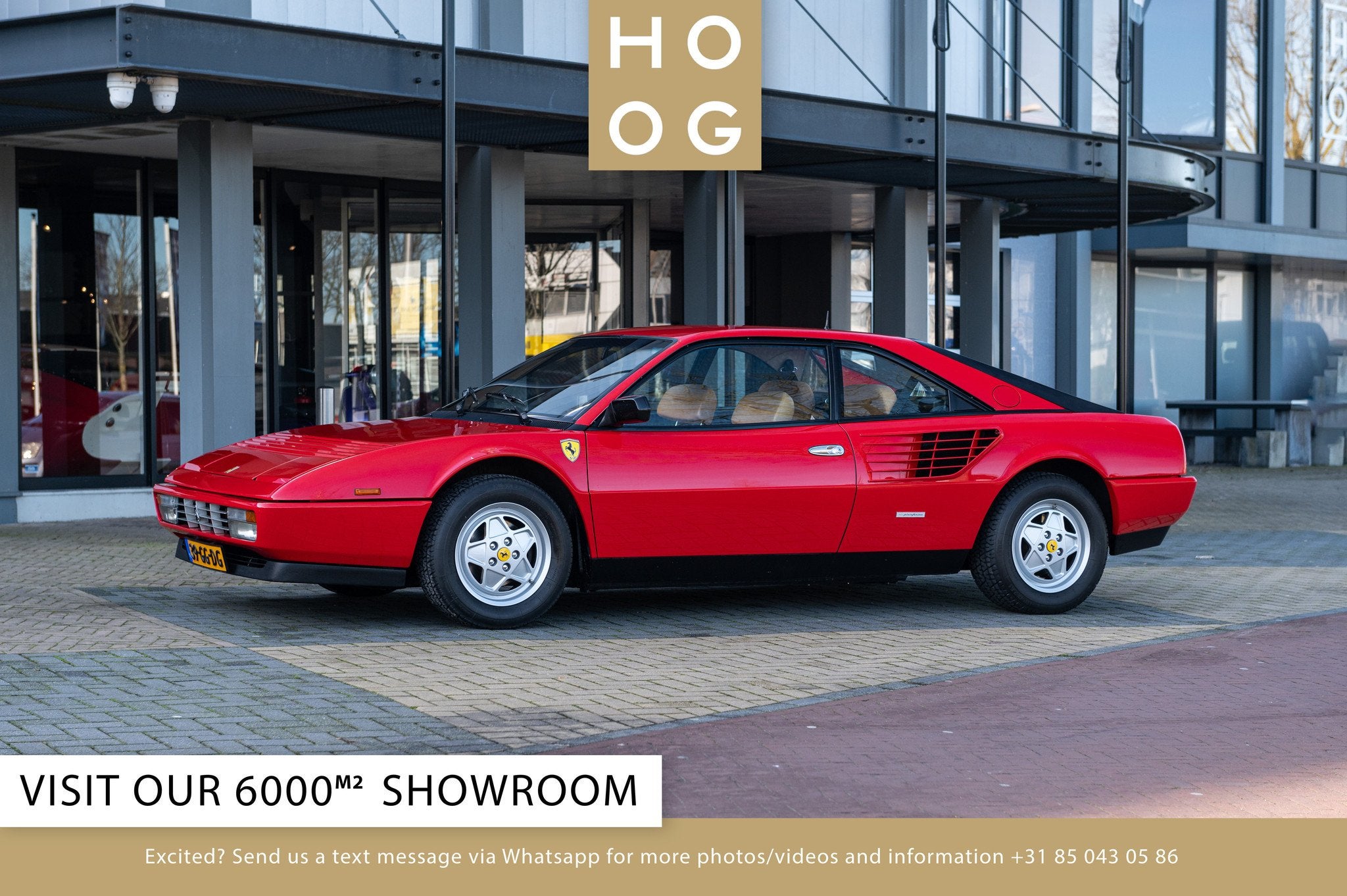 Ferrari Mondial 3.2 (bj 1986), Auto's, Ferrari, Te koop, Mondial, Lederen bekleding, Benzine, Coupé, Handgeschakeld, Overige kleuren