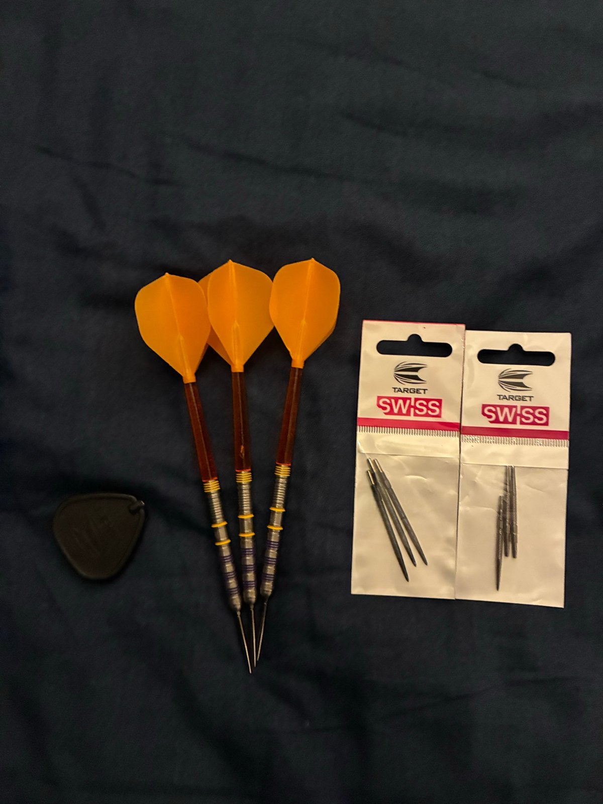 Target Swiss Darts luke littler met extra punten en tool, Ophalen, Zo goed als nieuw, Pijlen