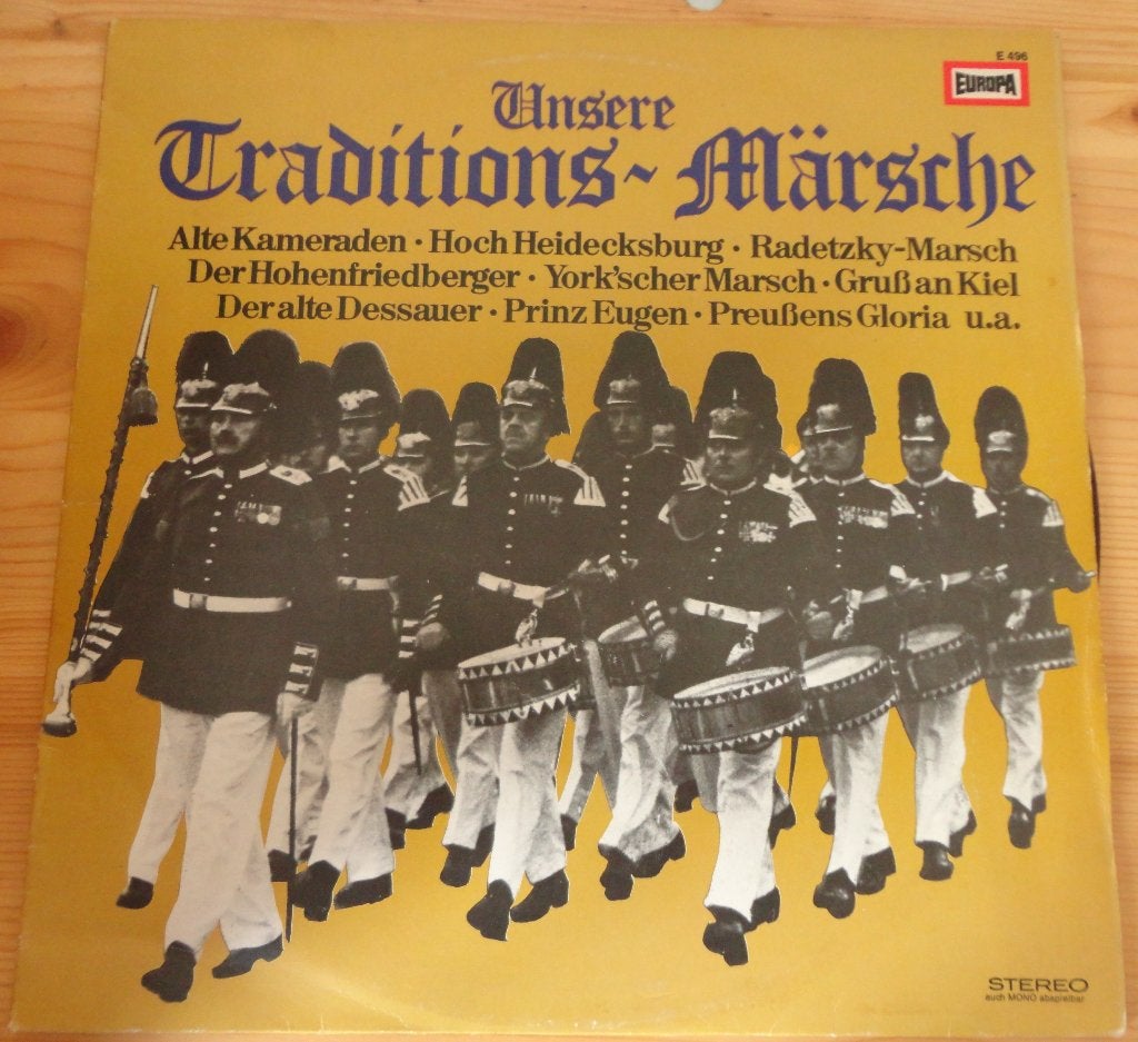 Unsere Traditions Marsche (LP), Cd's en Dvd's, Vinyl | Overige Vinyl, Ophalen of Verzenden, Gebruikt, 12 inch