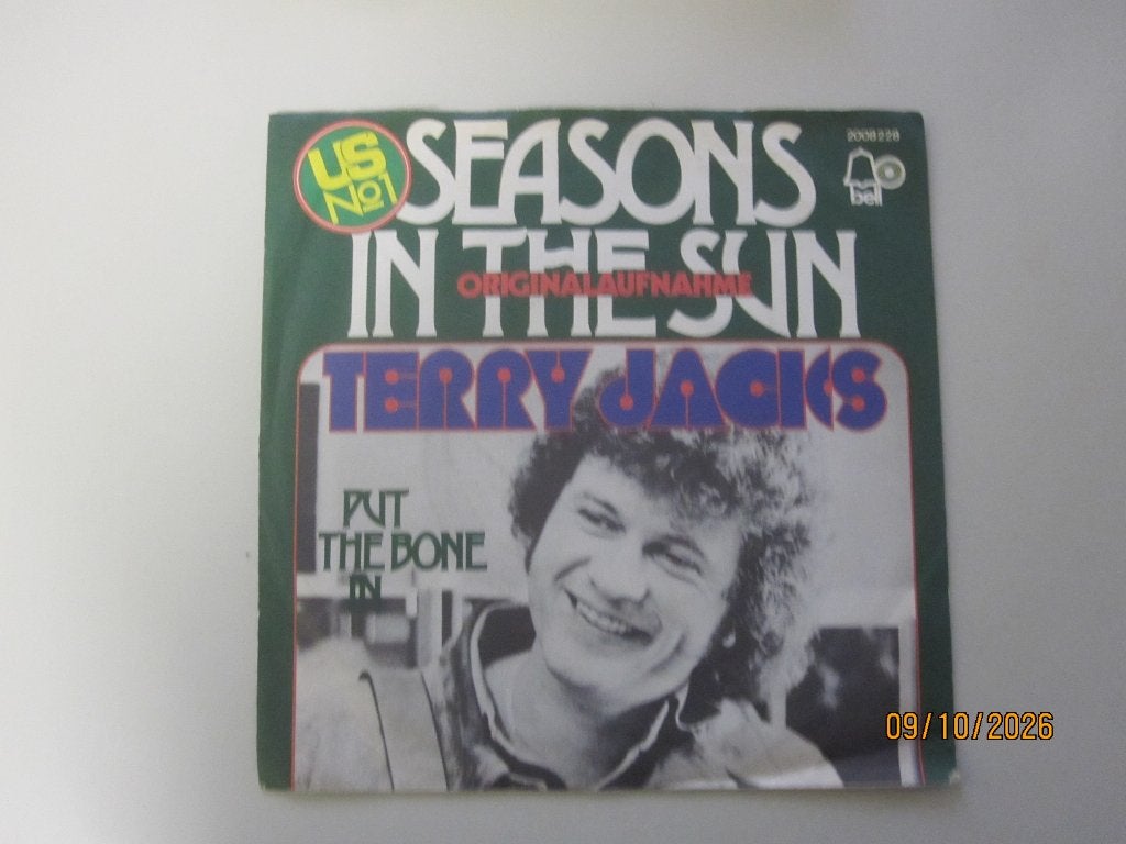 TERRY JACKS - seasons in the sun - vinyl 7", Cd's en Dvd's, Gebruikt, 7 inch, Ophalen of Verzenden, Rock en Metal
