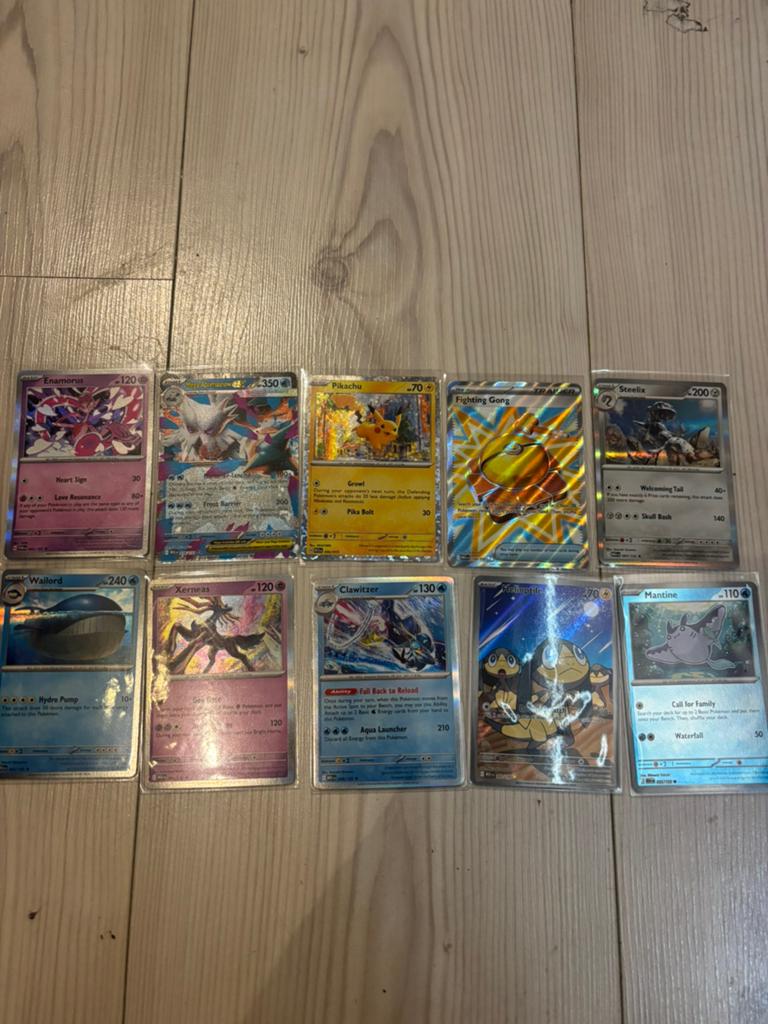 Mooie pokemon hits, Ophalen, Nieuw, Meerdere kaarten, Foil