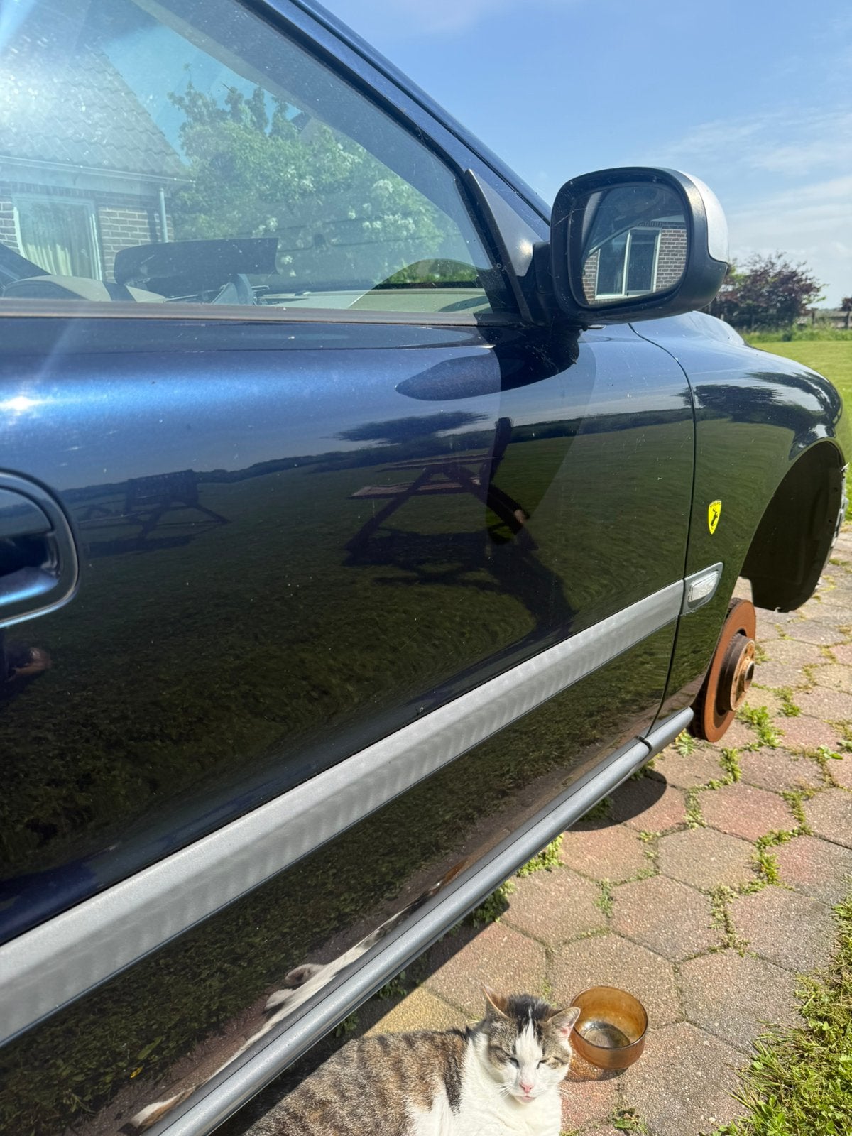 Volvo v70 deur blauw 417 bj.00-06, Ophalen